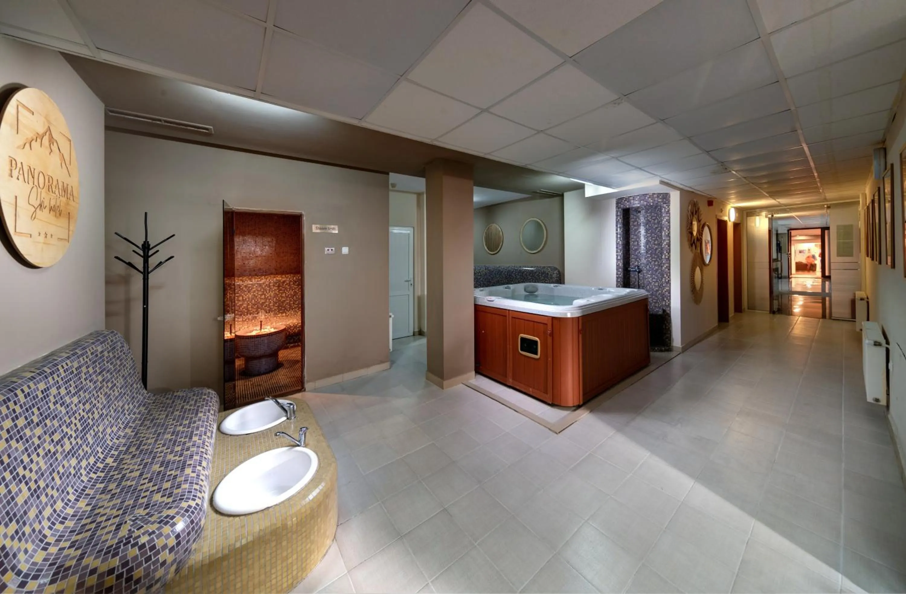 Spa and wellness centre/facilities, Bed in Hotel Panorama Ski