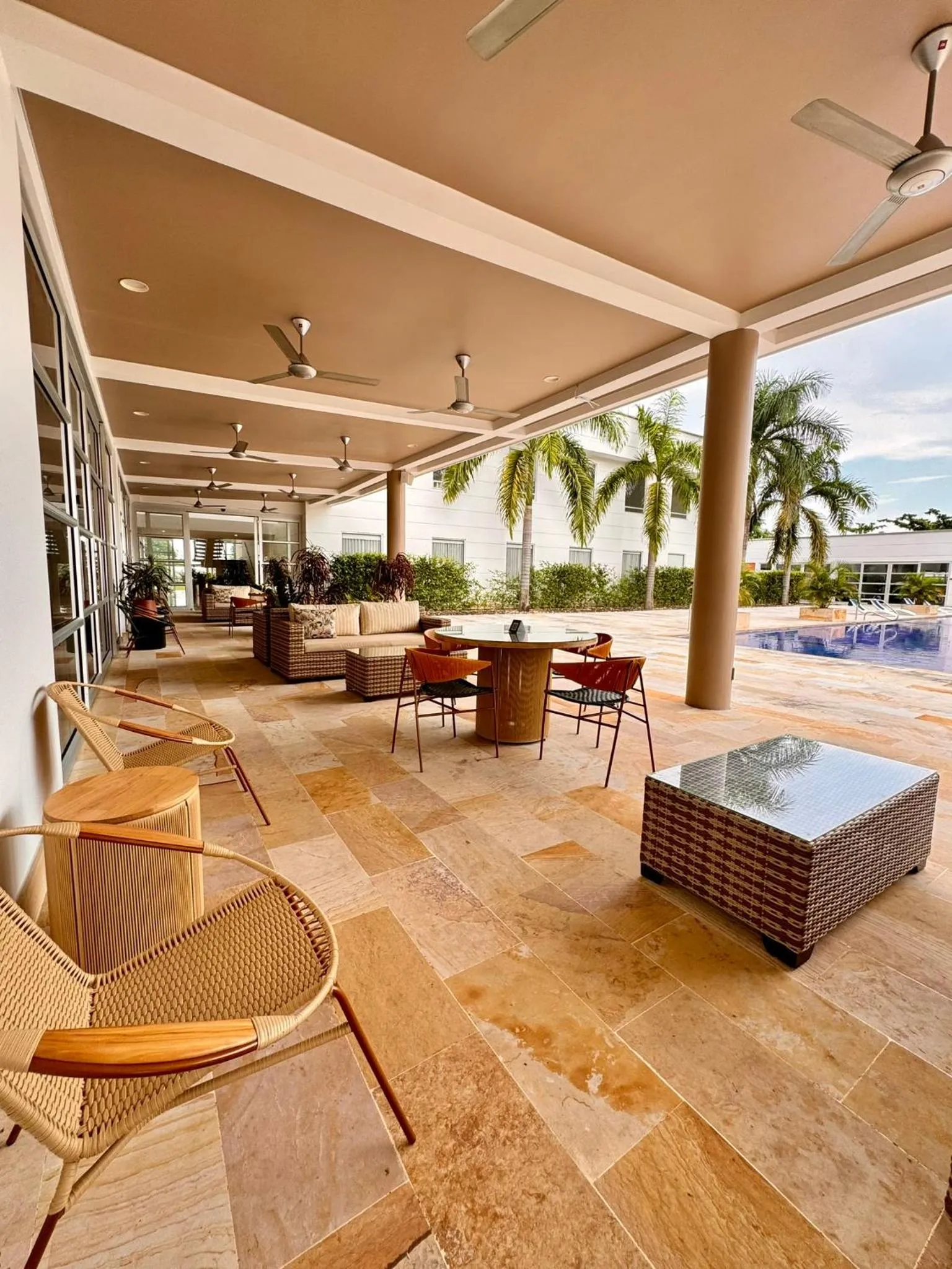 Swimming pool in Hotel Morúa