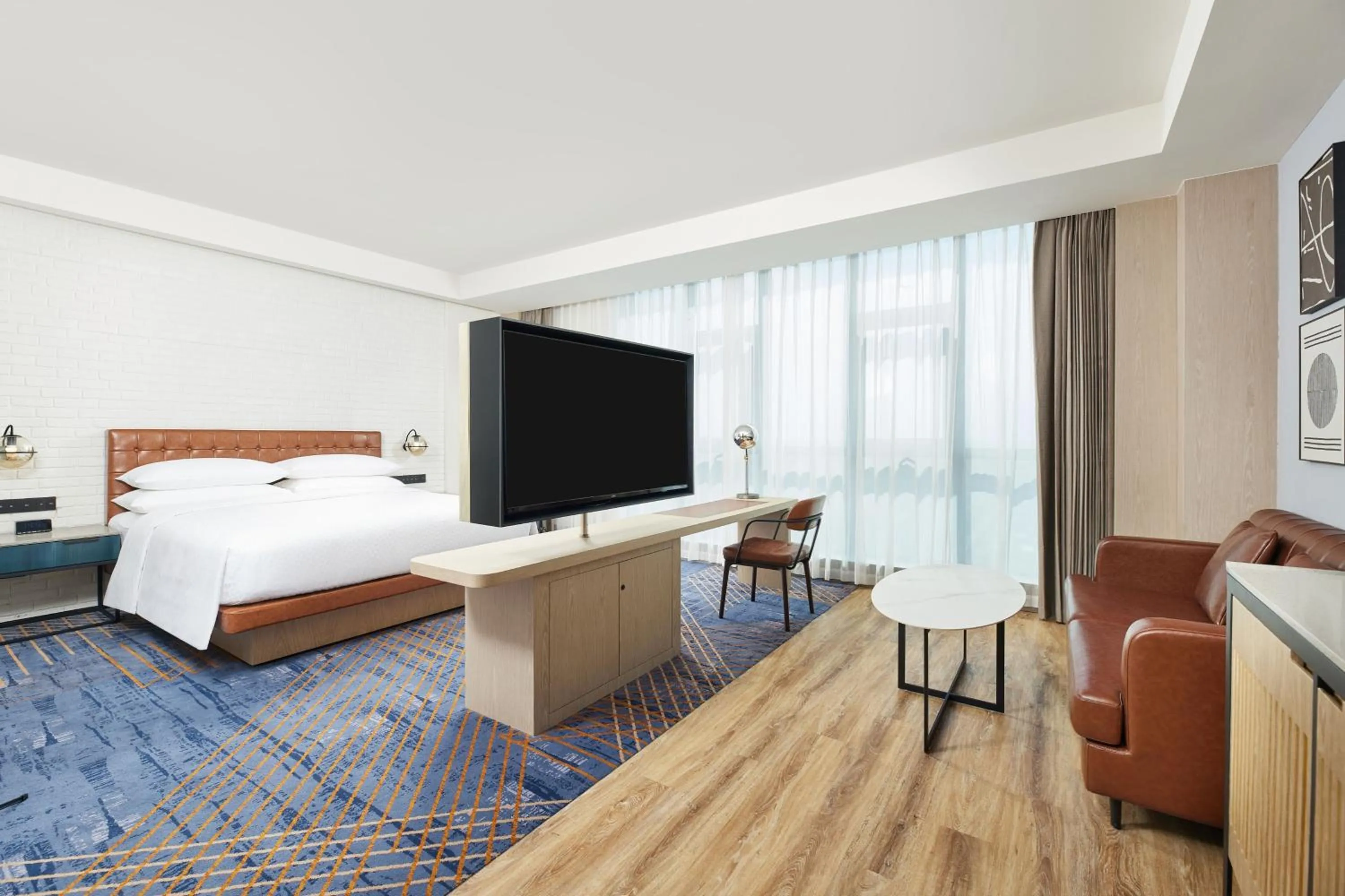 Bathroom, Bed in Four Points by Sheraton Nantong, Haimen