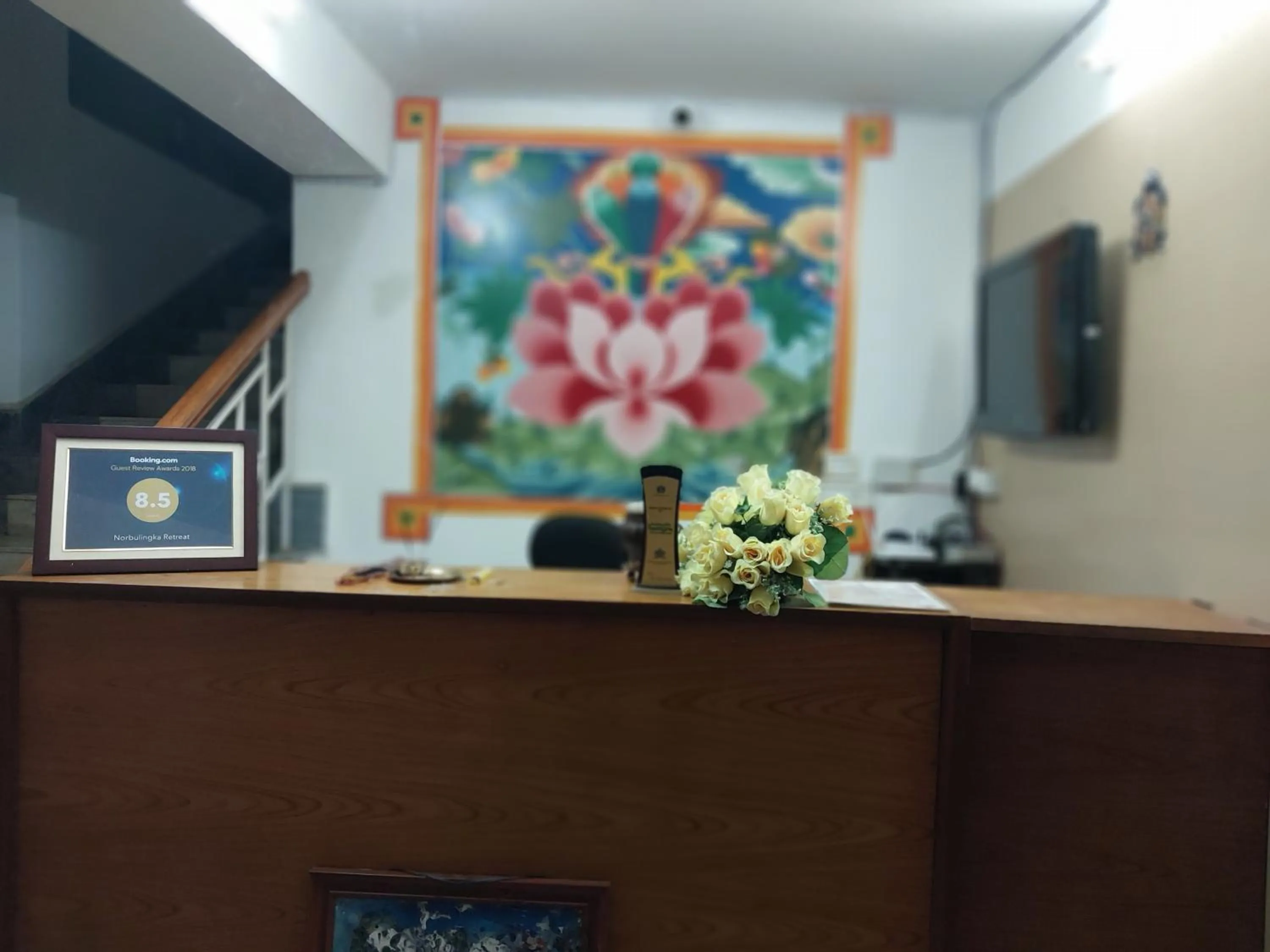 Lobby or reception in Norbulingka Retreat