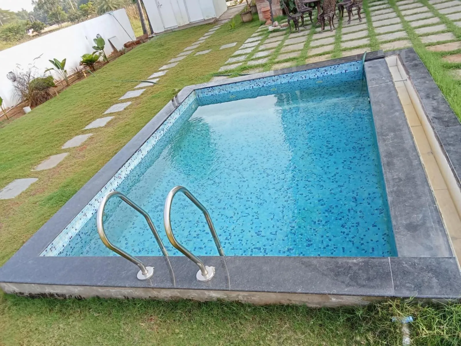 Swimming pool in The Bheemili House