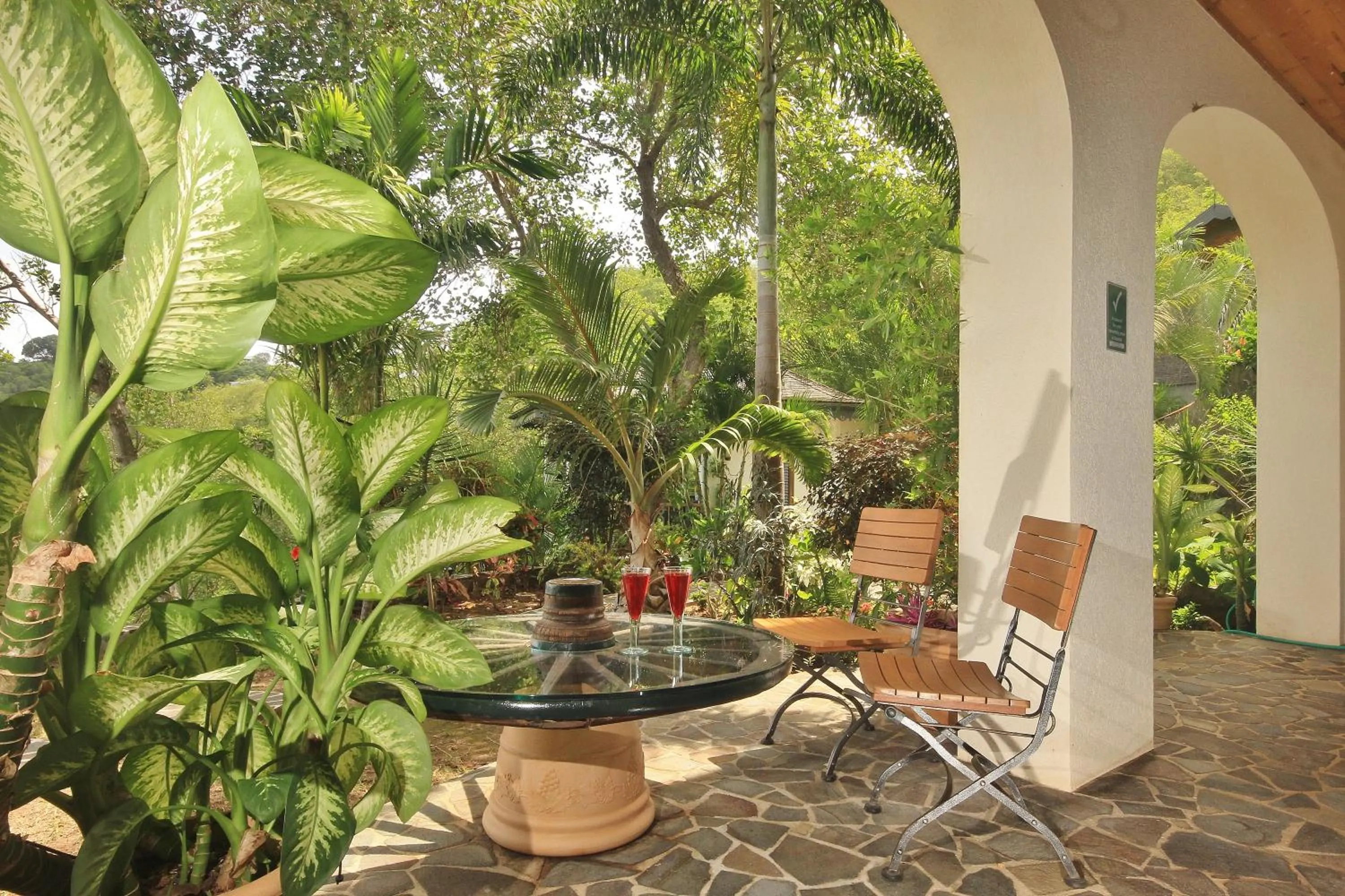 Patio in Tropical Hideaway