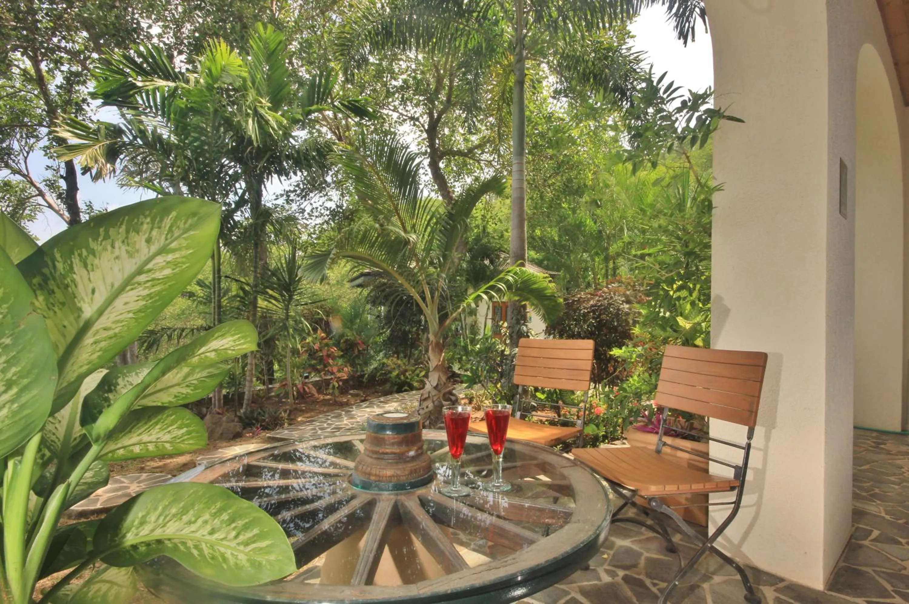Patio in Tropical Hideaway