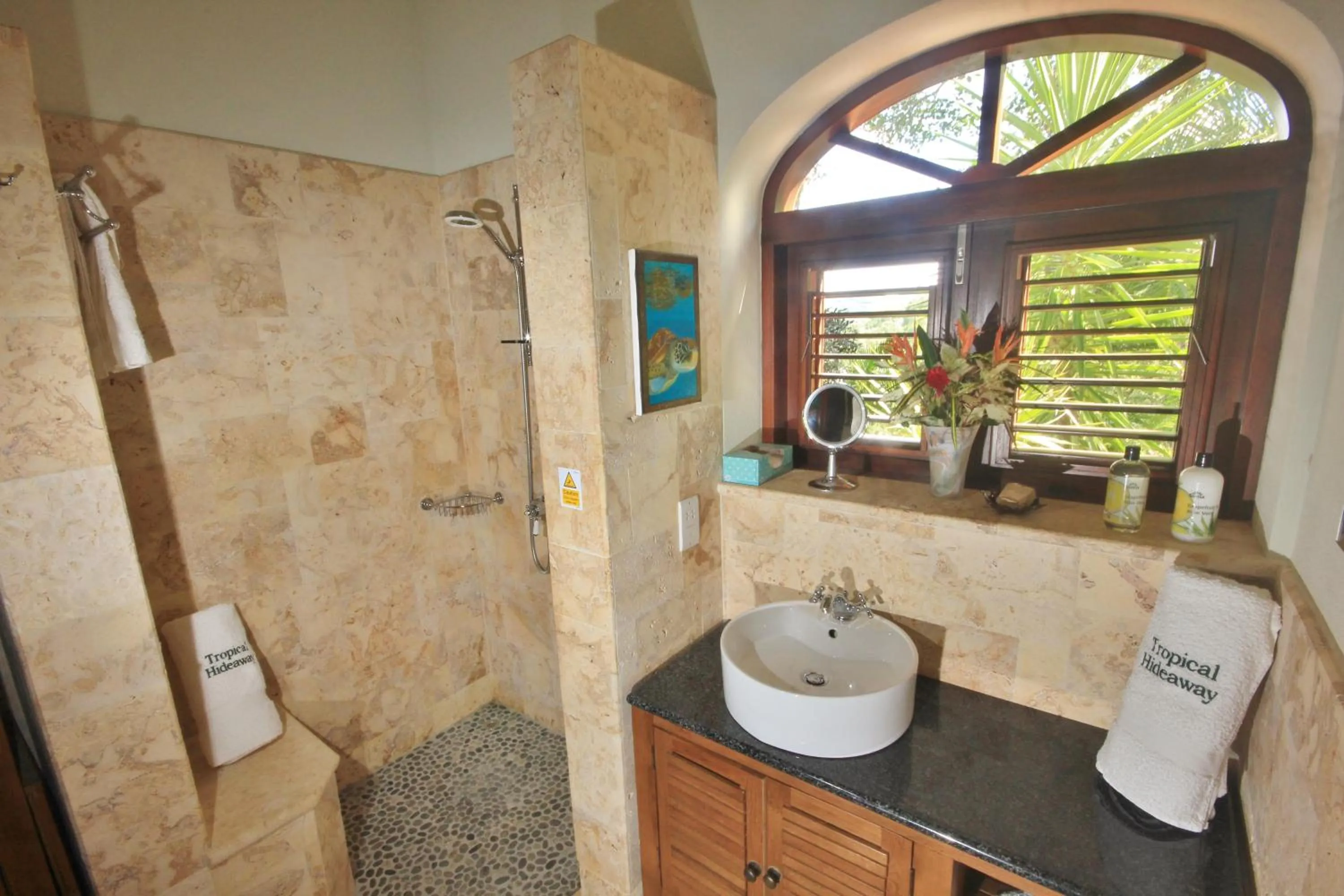 Shower in Tropical Hideaway
