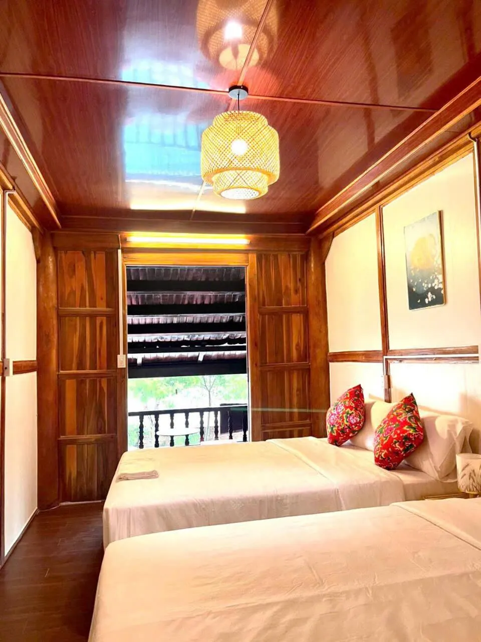 Bed in Woodstock Beach Camp