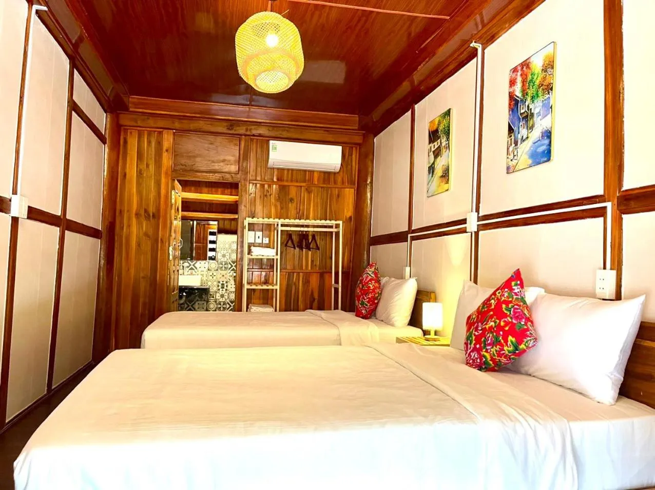 Bedroom, Bed in Woodstock Beach Camp