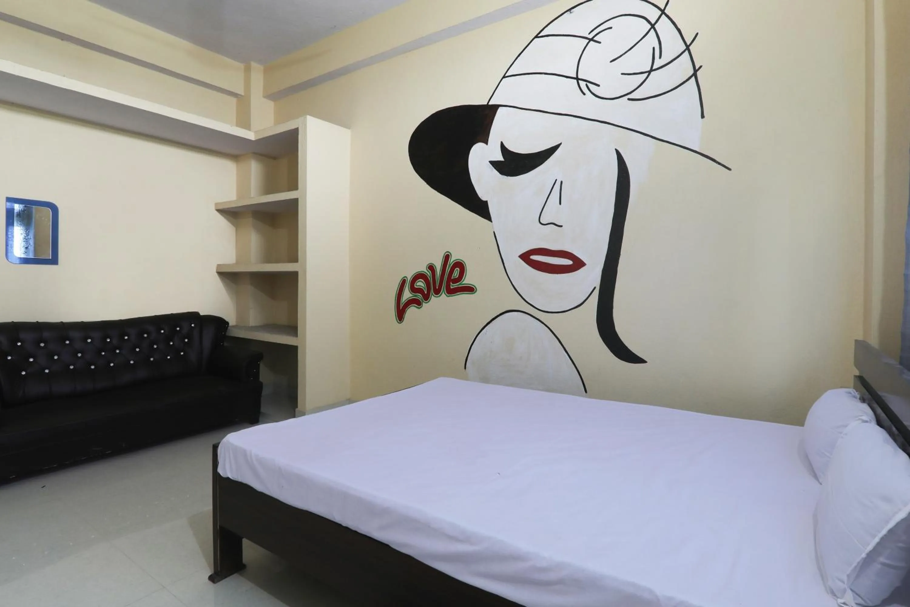 Bedroom, Bed in Hotel O OM Guest House