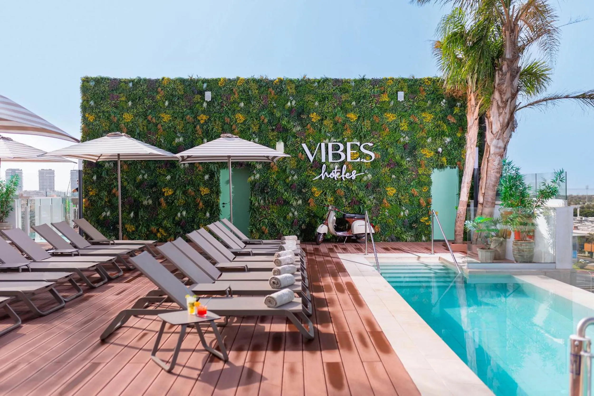 Swimming pool in Hotel Málaga Vibes