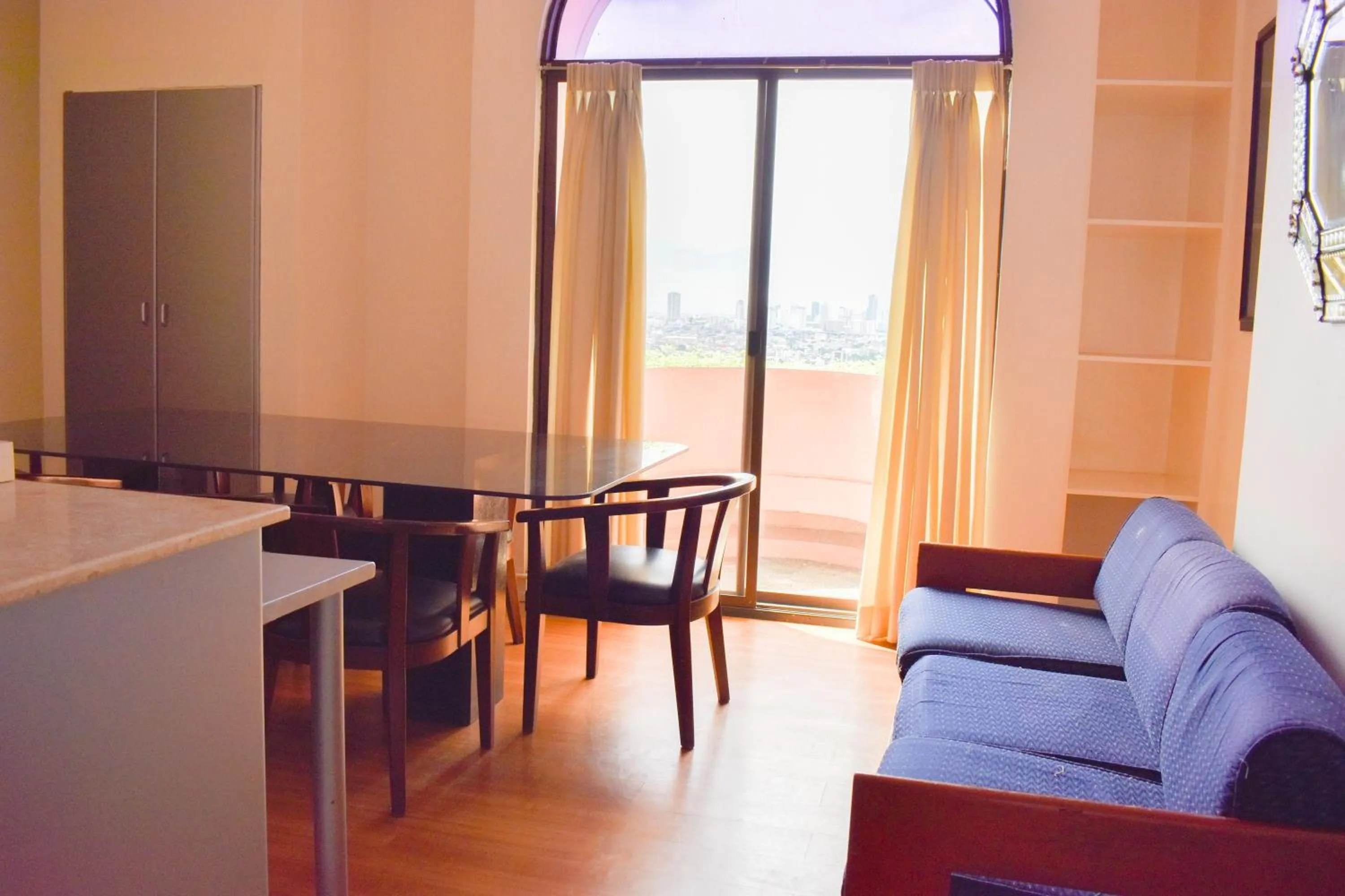 Seating area in Sunette Tower Suites Makati