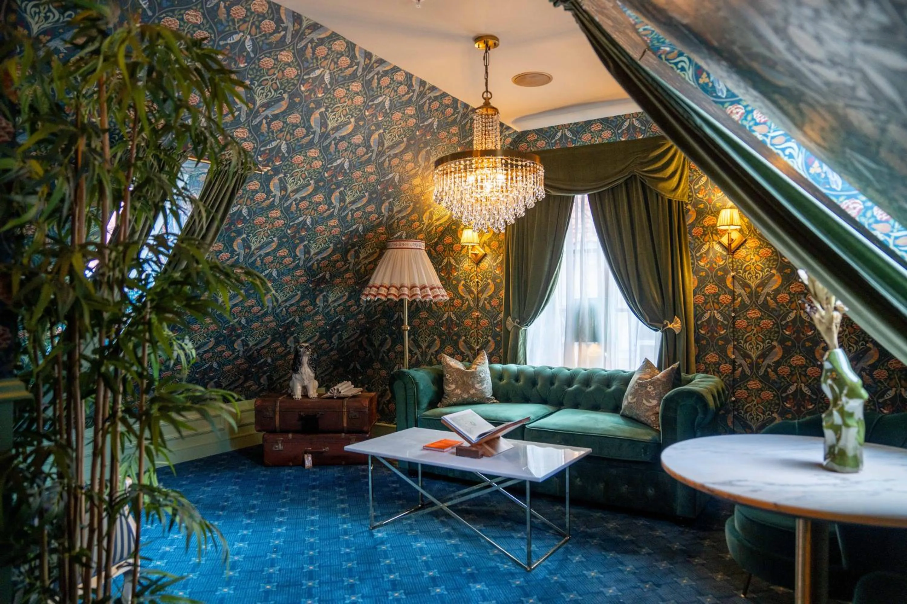 Living room in Charmante Skostredet Hôtel