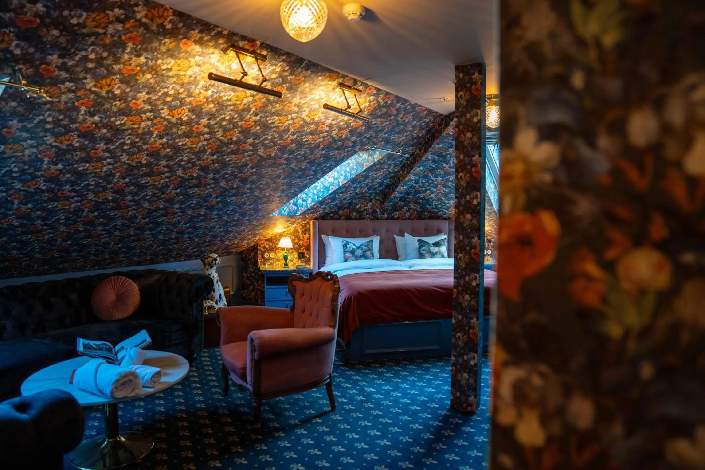 Bed in Charmante Skostredet Hôtel