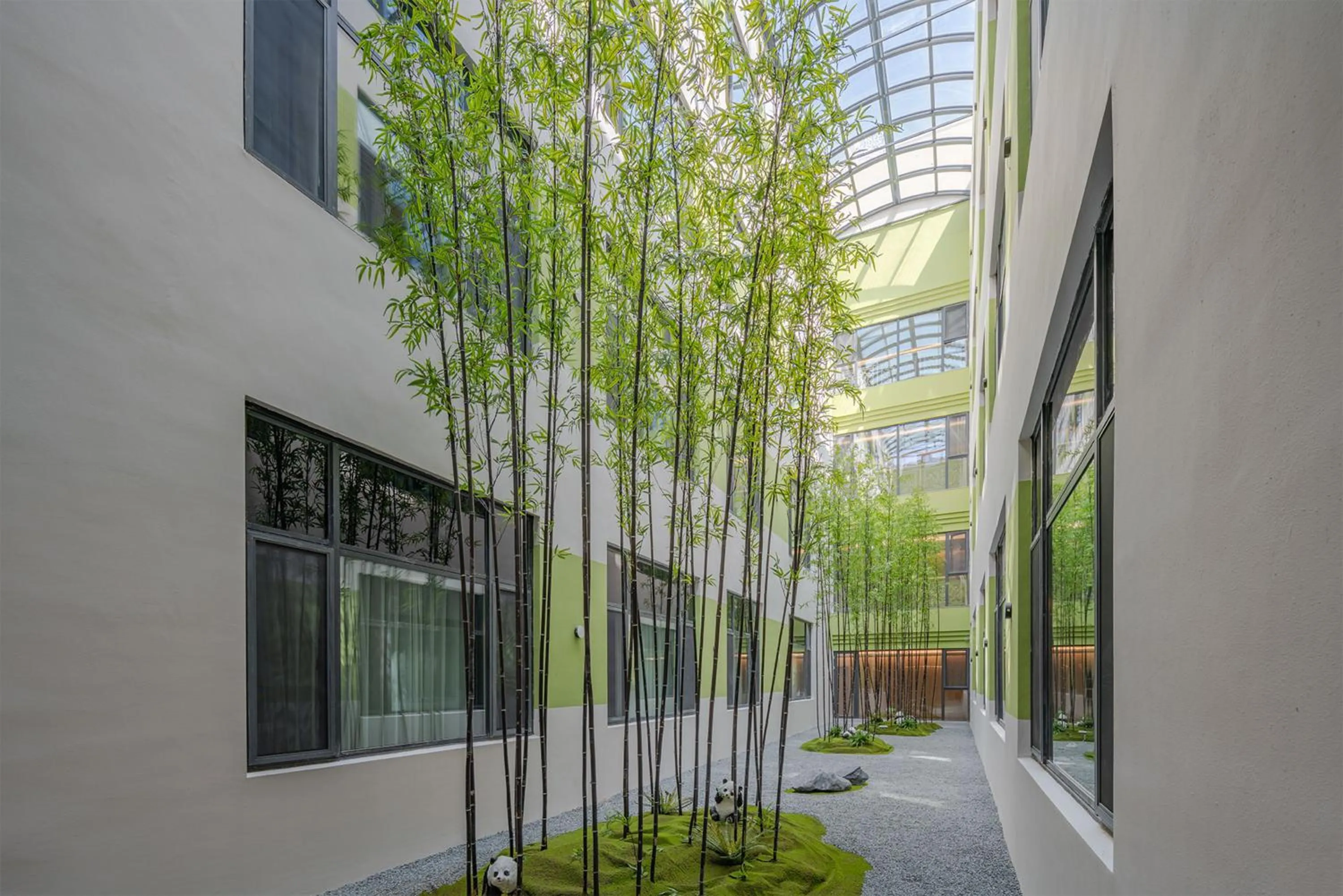 Garden view in Holiday Inn Express Dandong City Center by IHG