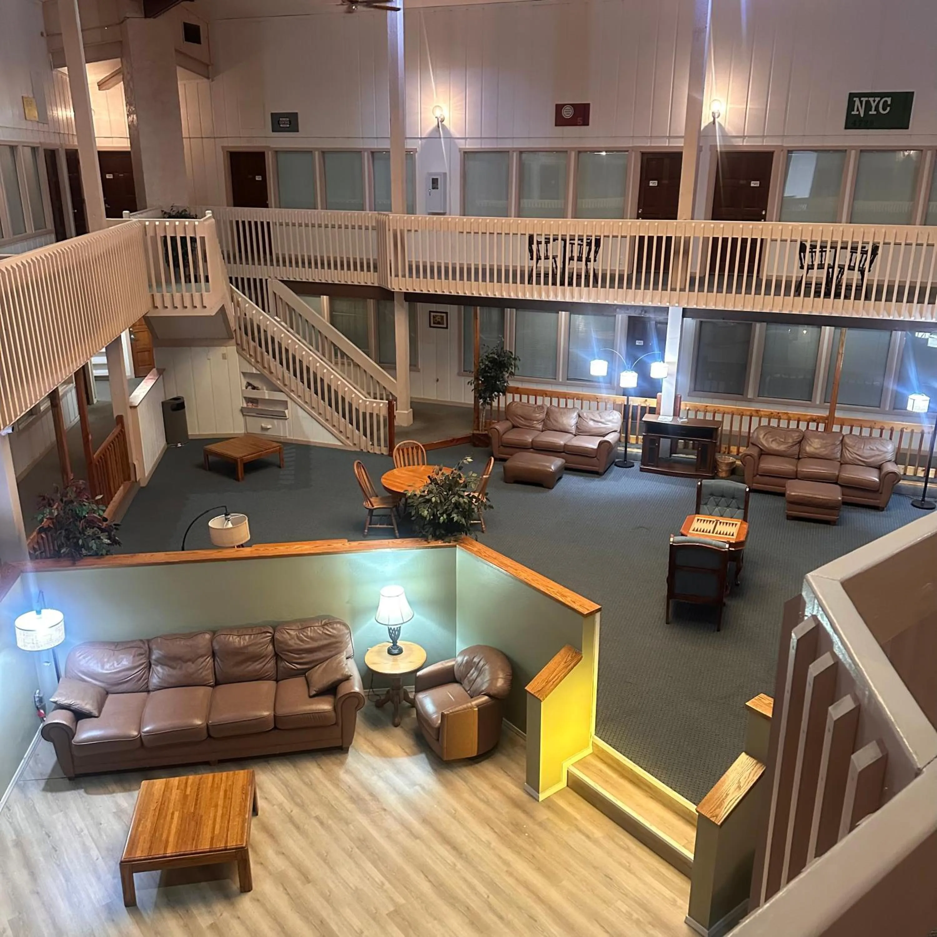 Seating area in Roundhouse Resort