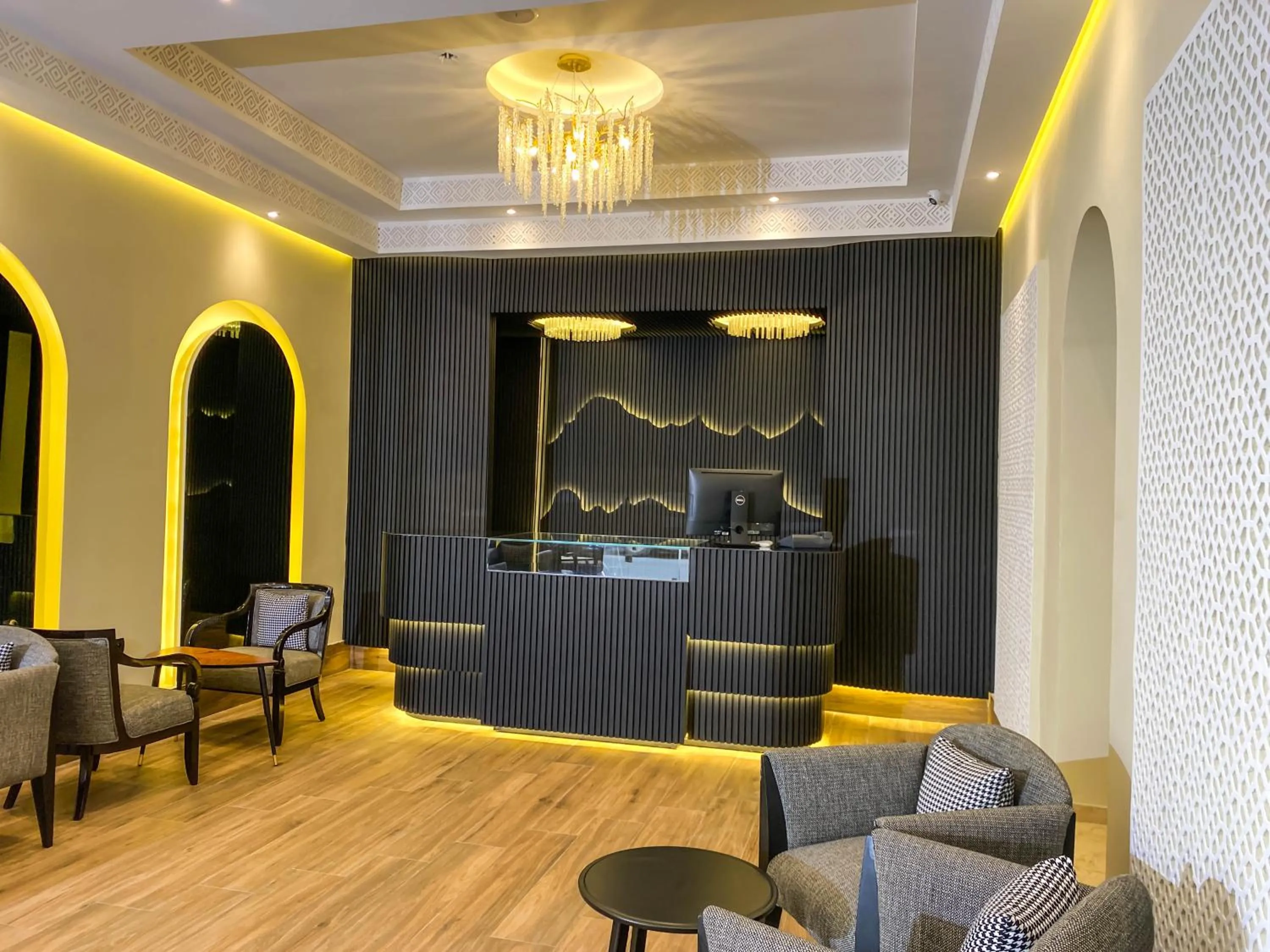 Seating area in Ennesma Hotel