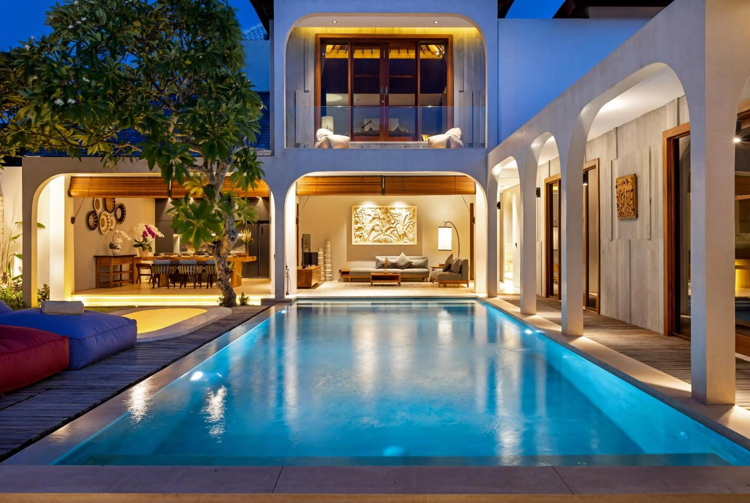 Swimming pool in Navya Villas