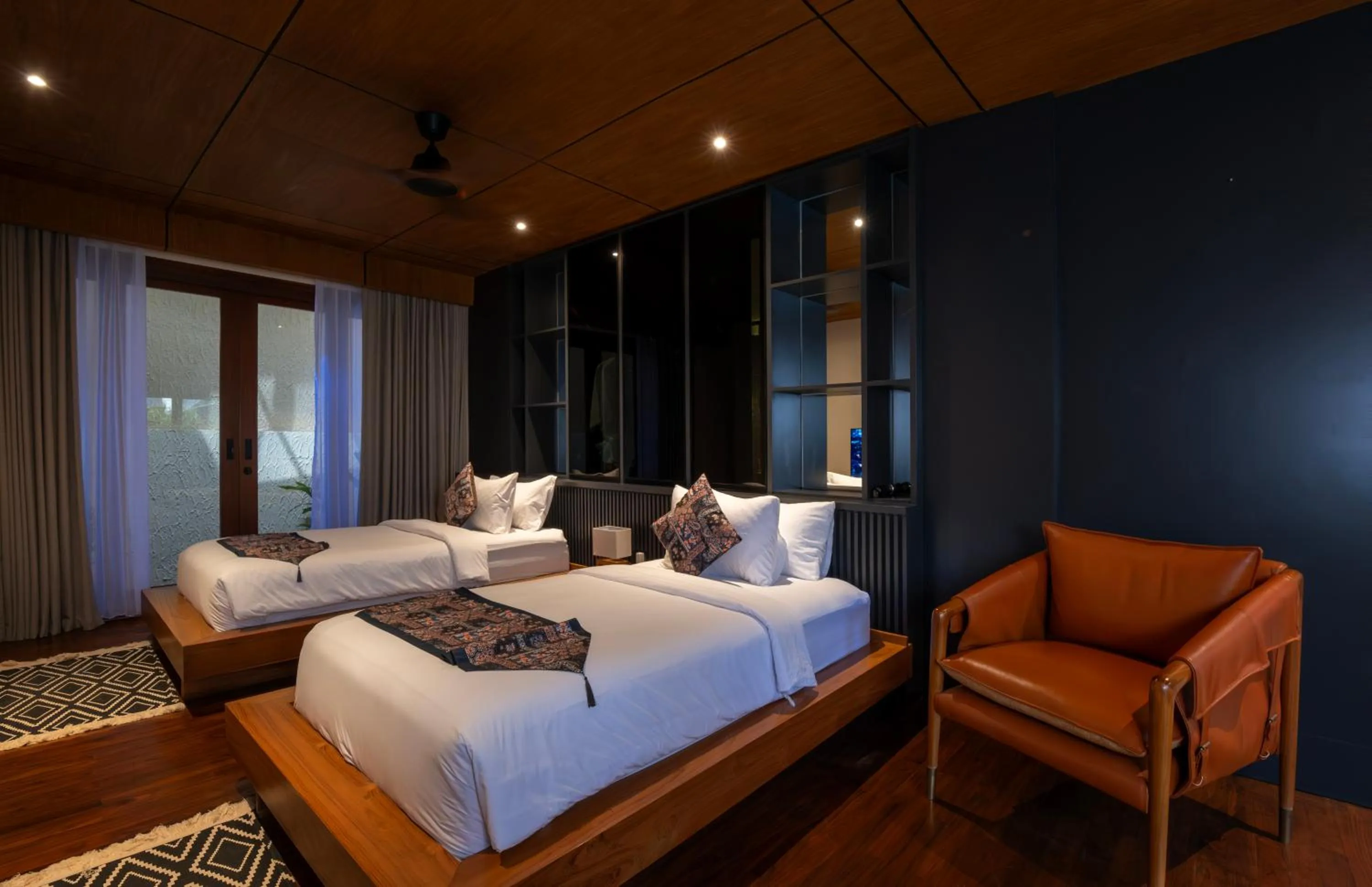 Bedroom, Bed in Navya Villas