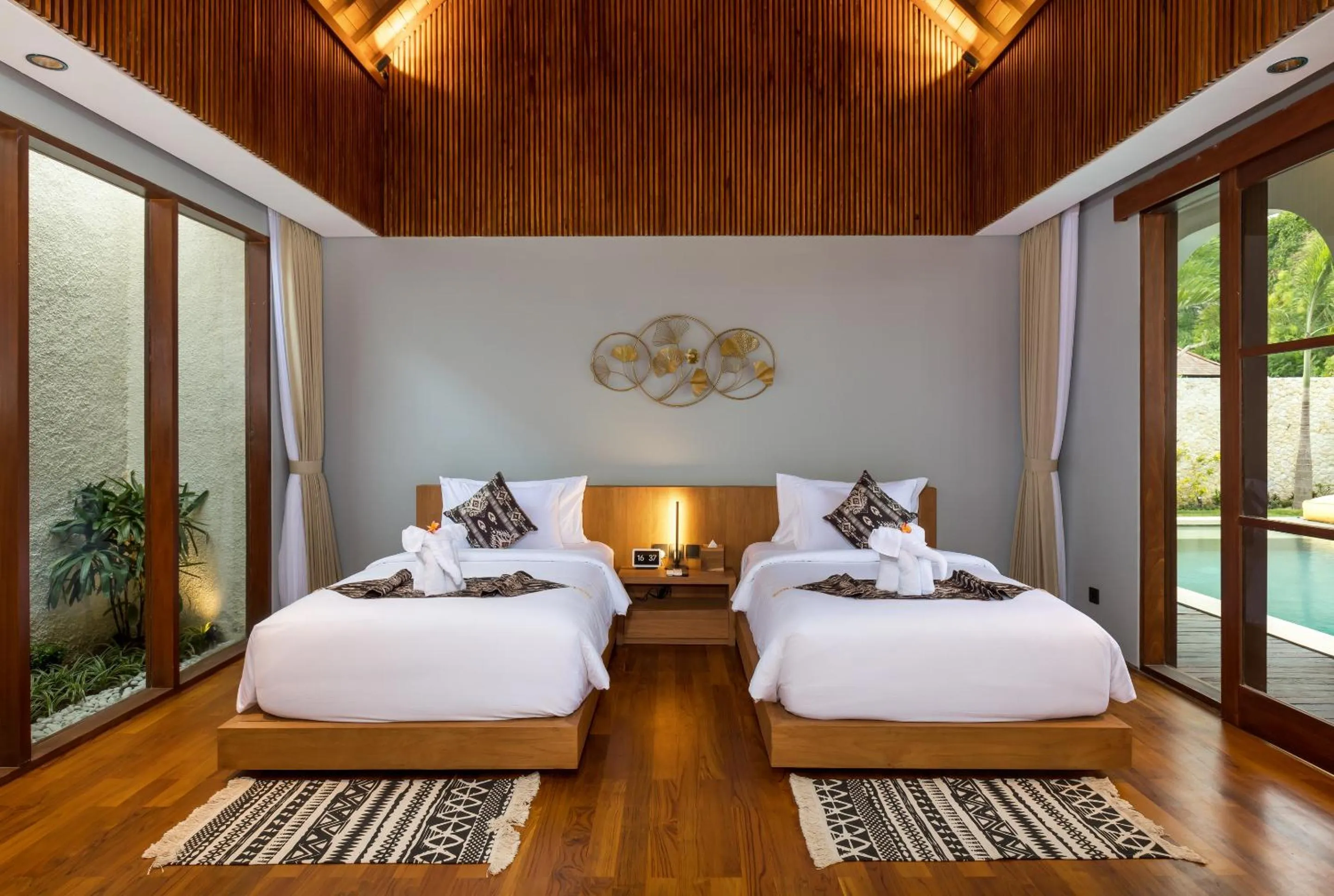 Garden, Bed in Navya Villas