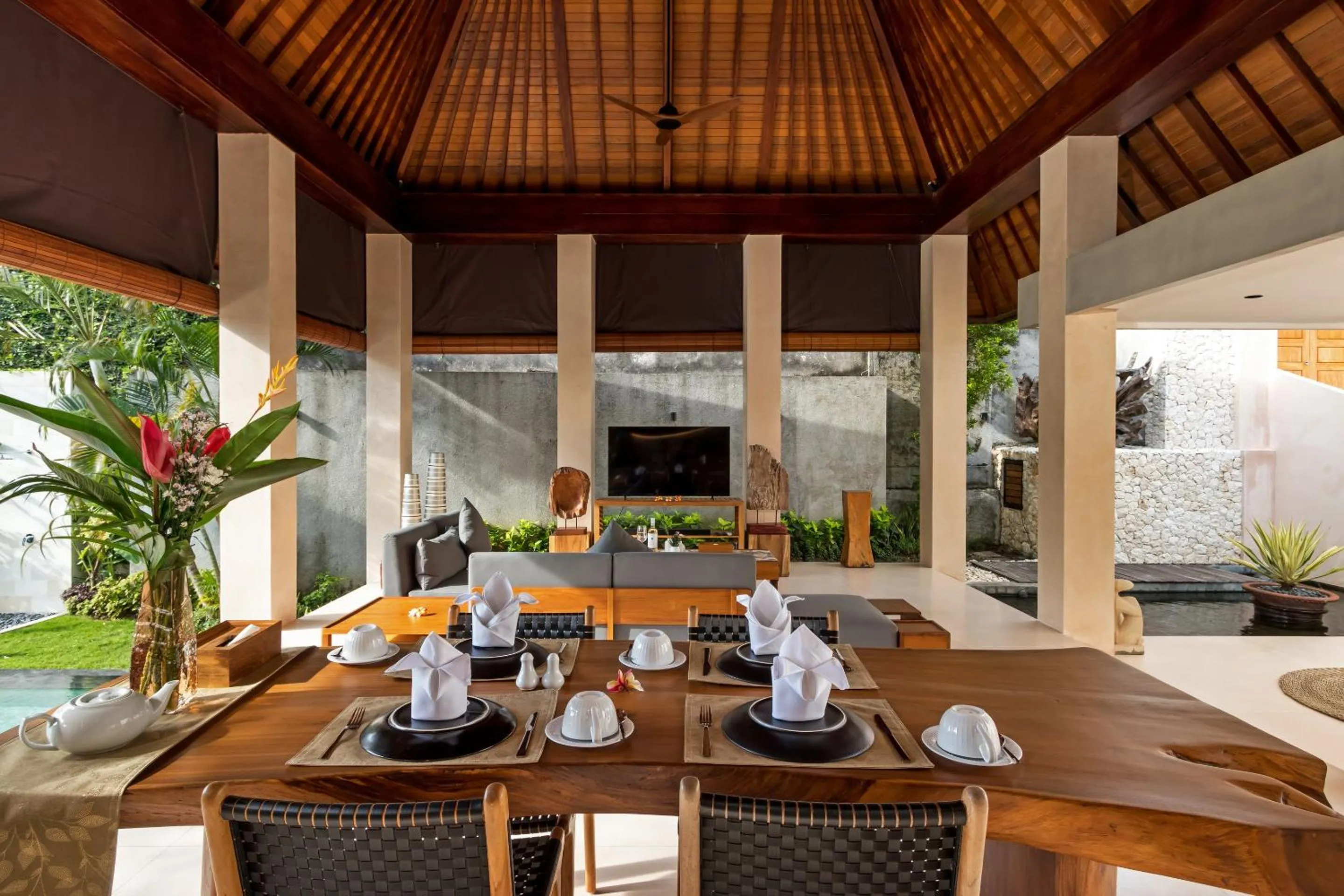 Living room in Navya Villas