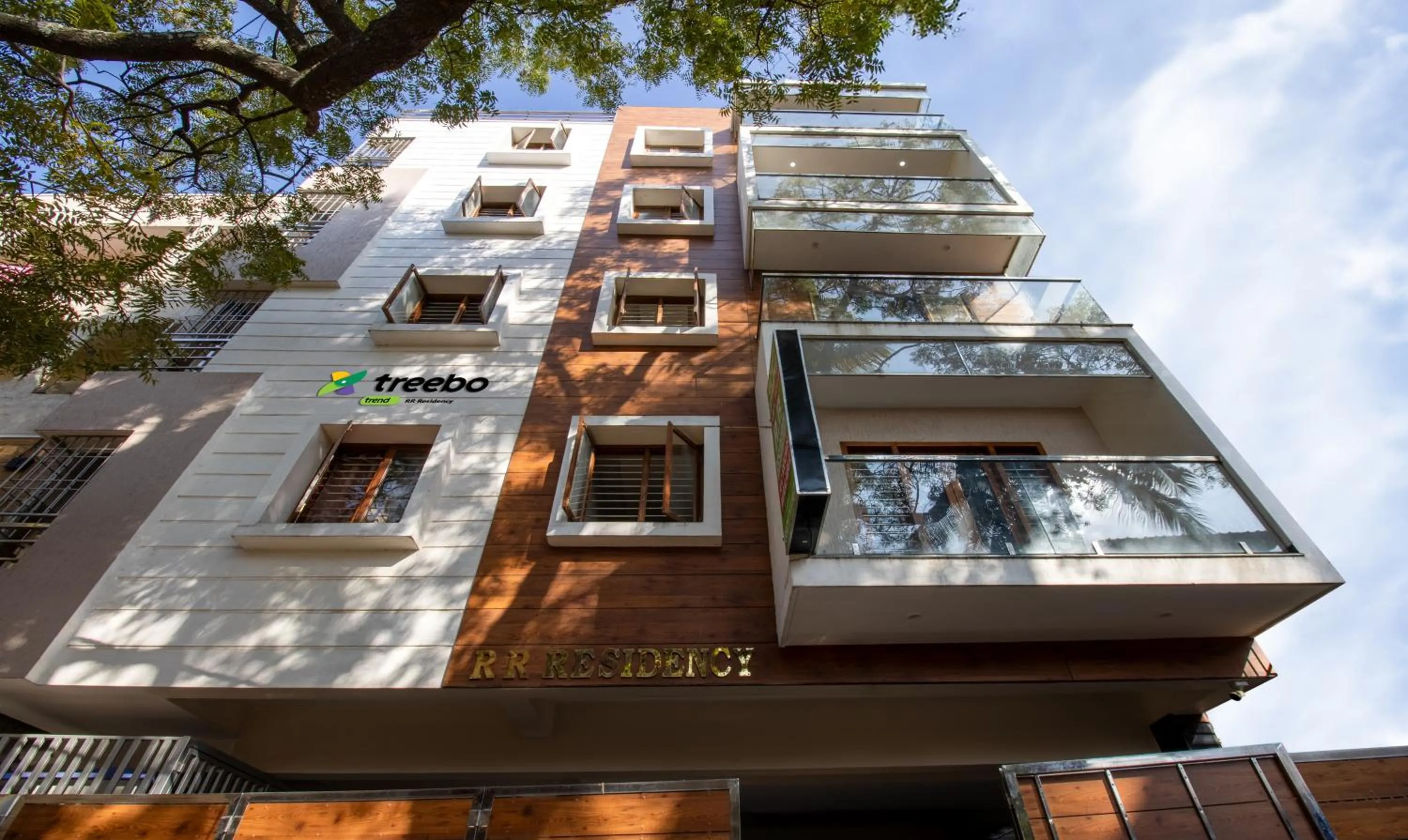 Facade/entrance in Treebo RR Residency, Sanjay Nagar