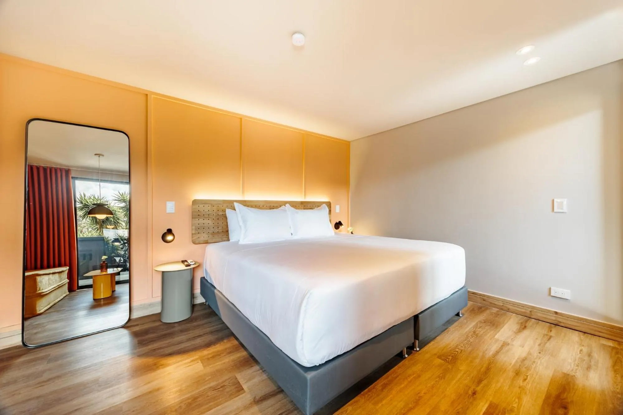 Bed in The Somos Central Hotel Poblado