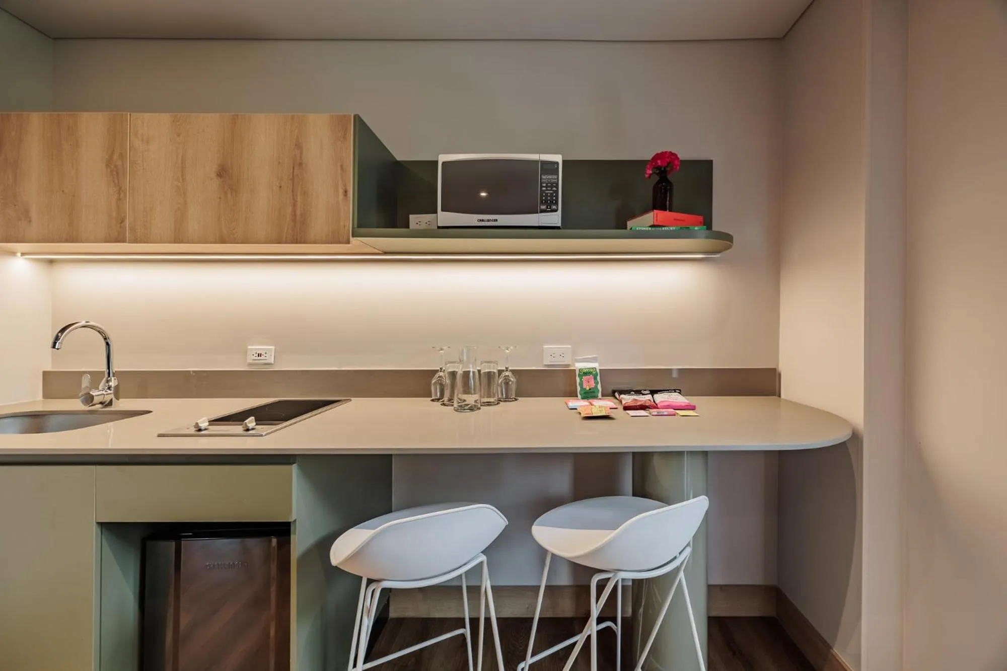 Kitchen or kitchenette in The Somos Central Hotel Poblado