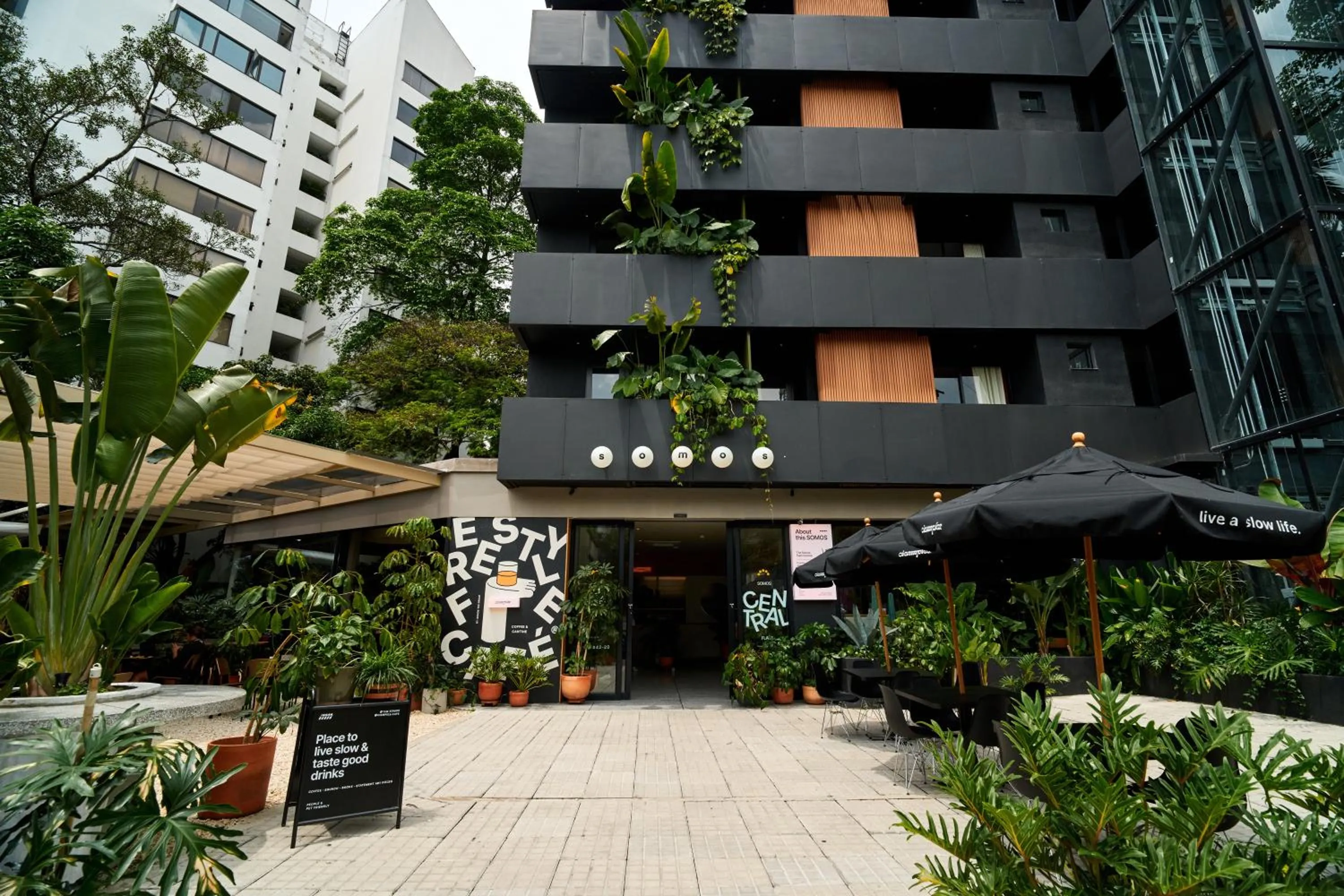 Facade/entrance in The Somos Central Hotel Poblado