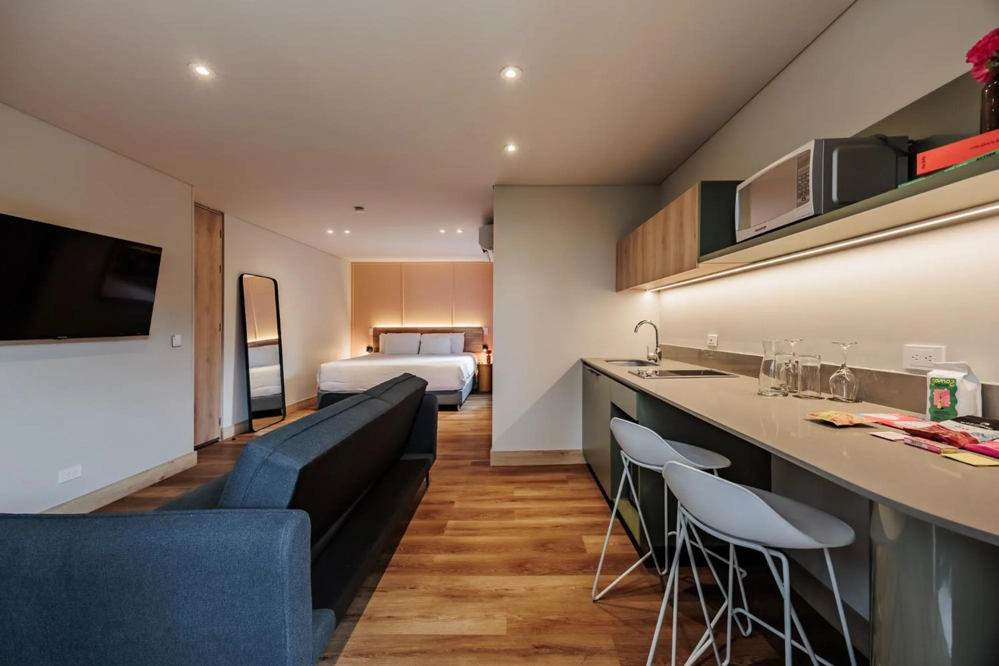 TV and multimedia in The Somos Central Hotel Poblado