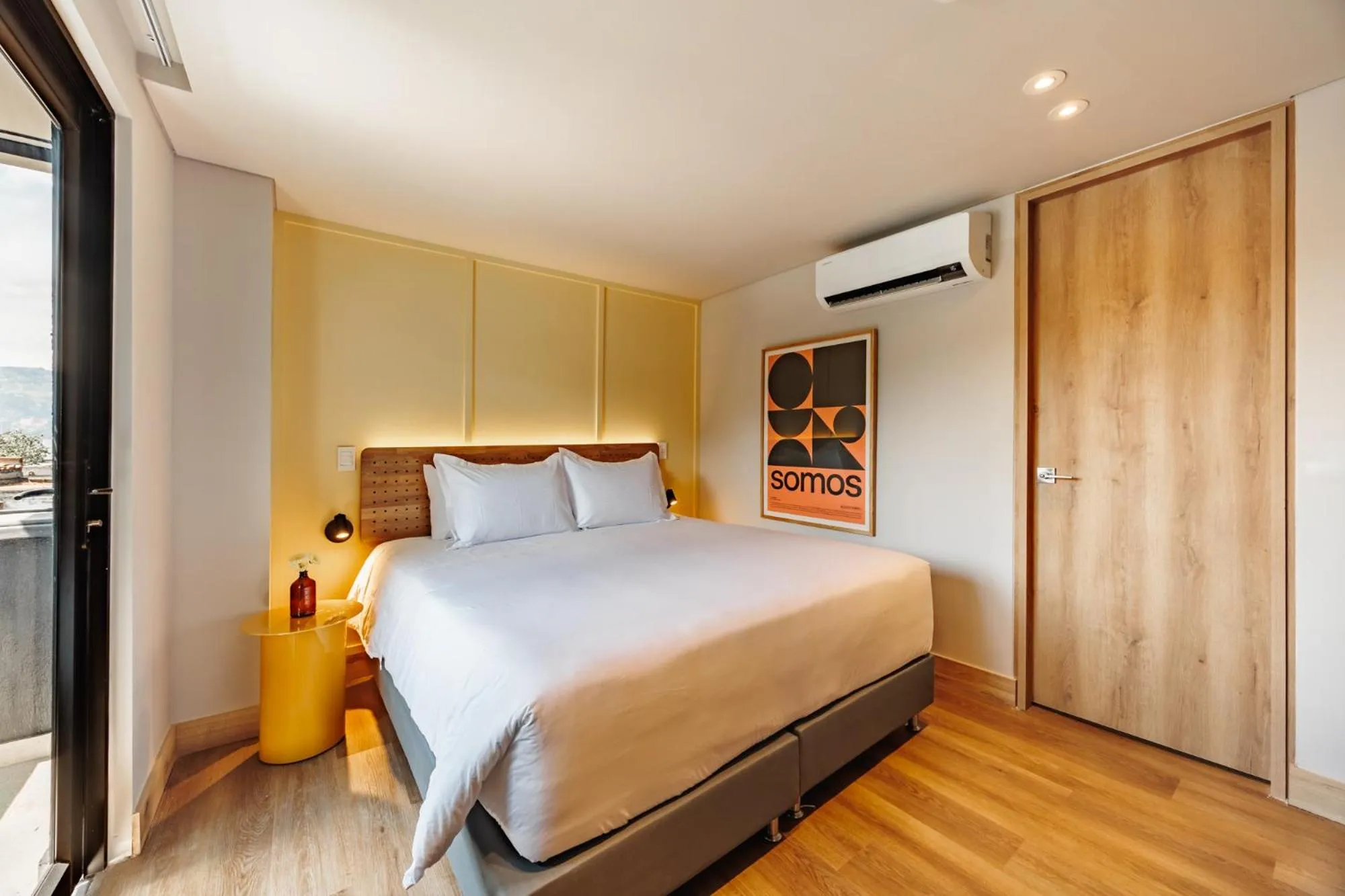 Bed in The Somos Central Hotel Poblado