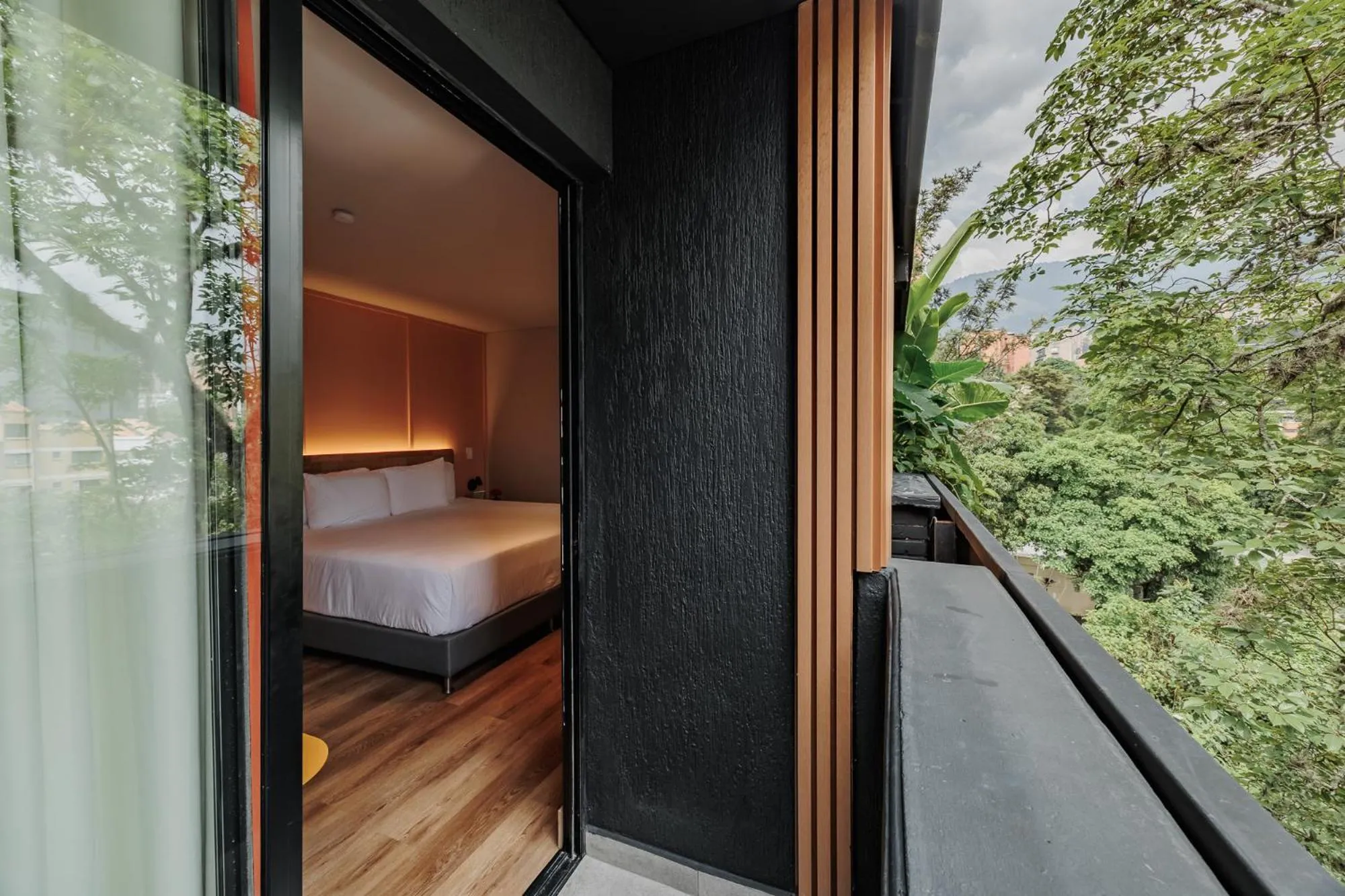 Bed in The Somos Central Hotel Poblado