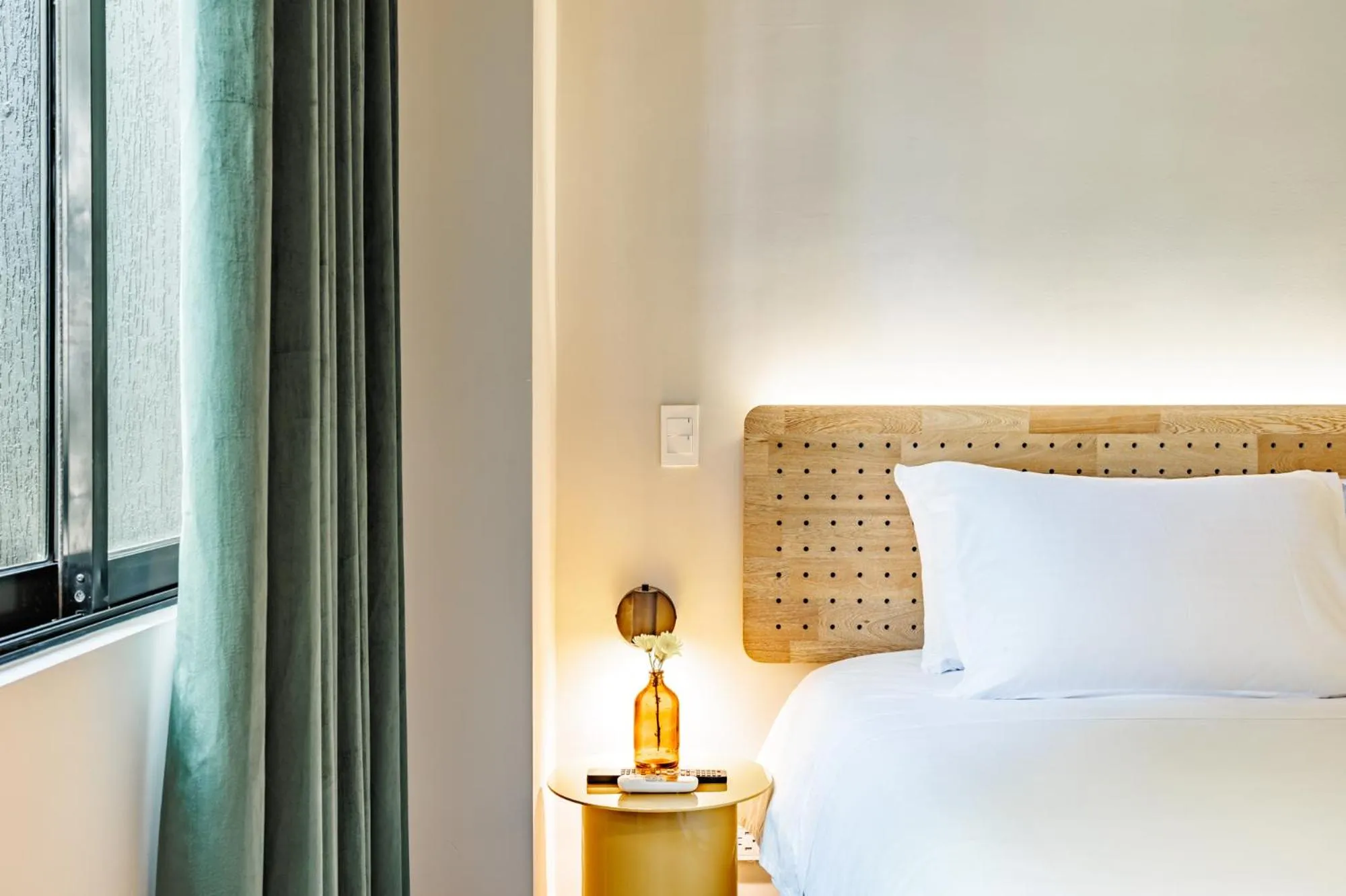 Bed in The Somos Central Hotel Poblado