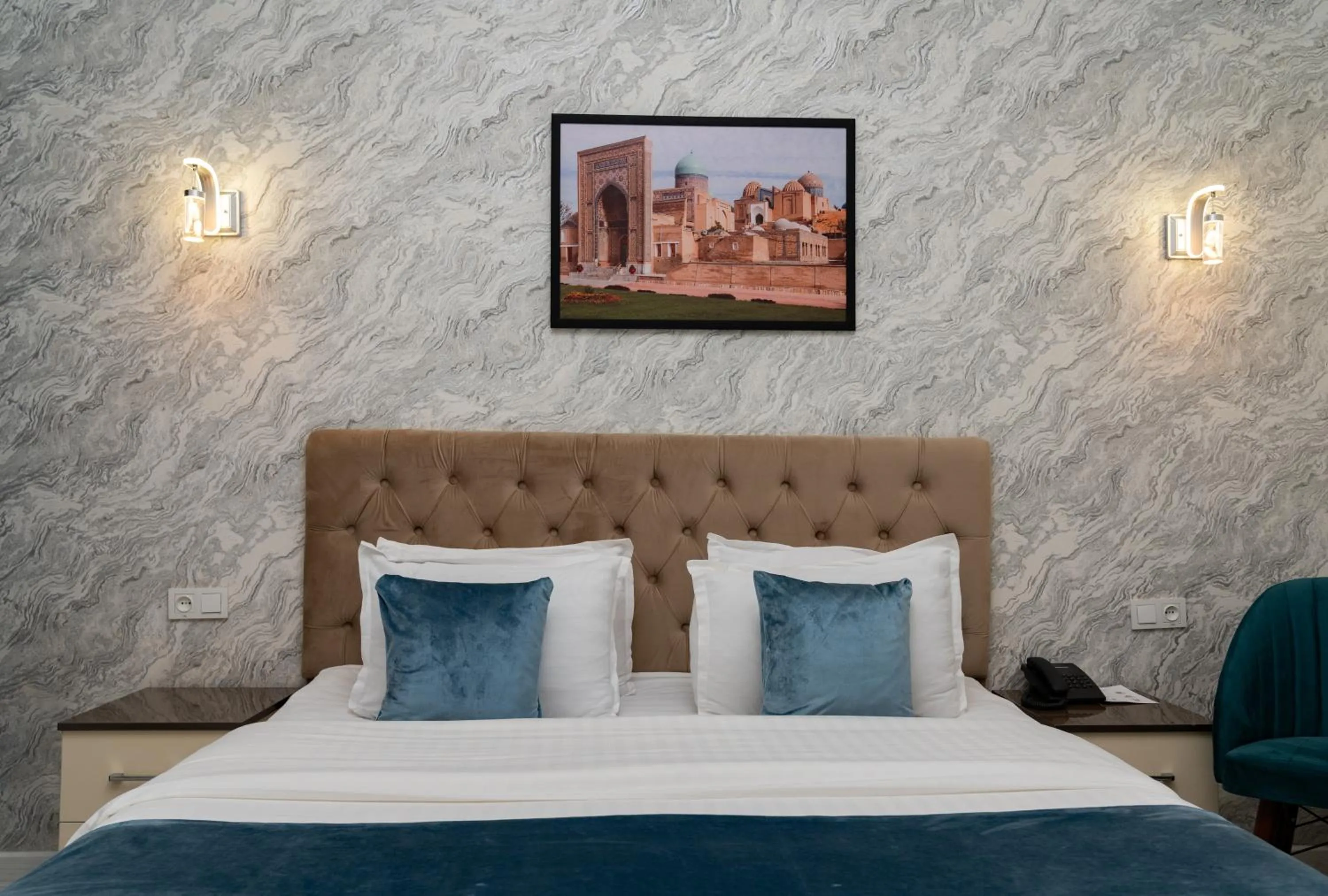 Bed in The Tower Hotel Tashkent by HotelPro Group