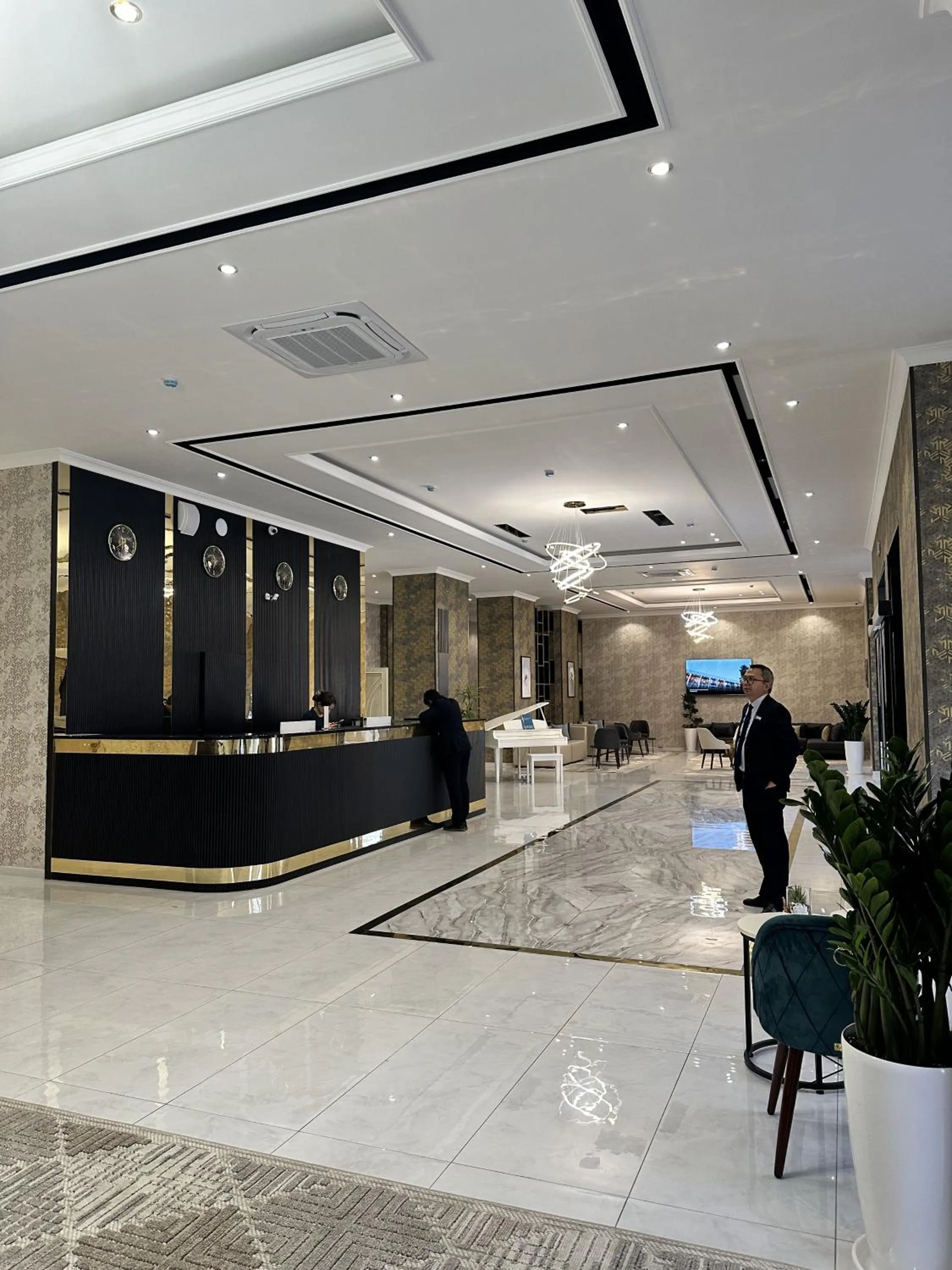 Lobby or reception in The Tower Hotel Tashkent by HotelPro Group