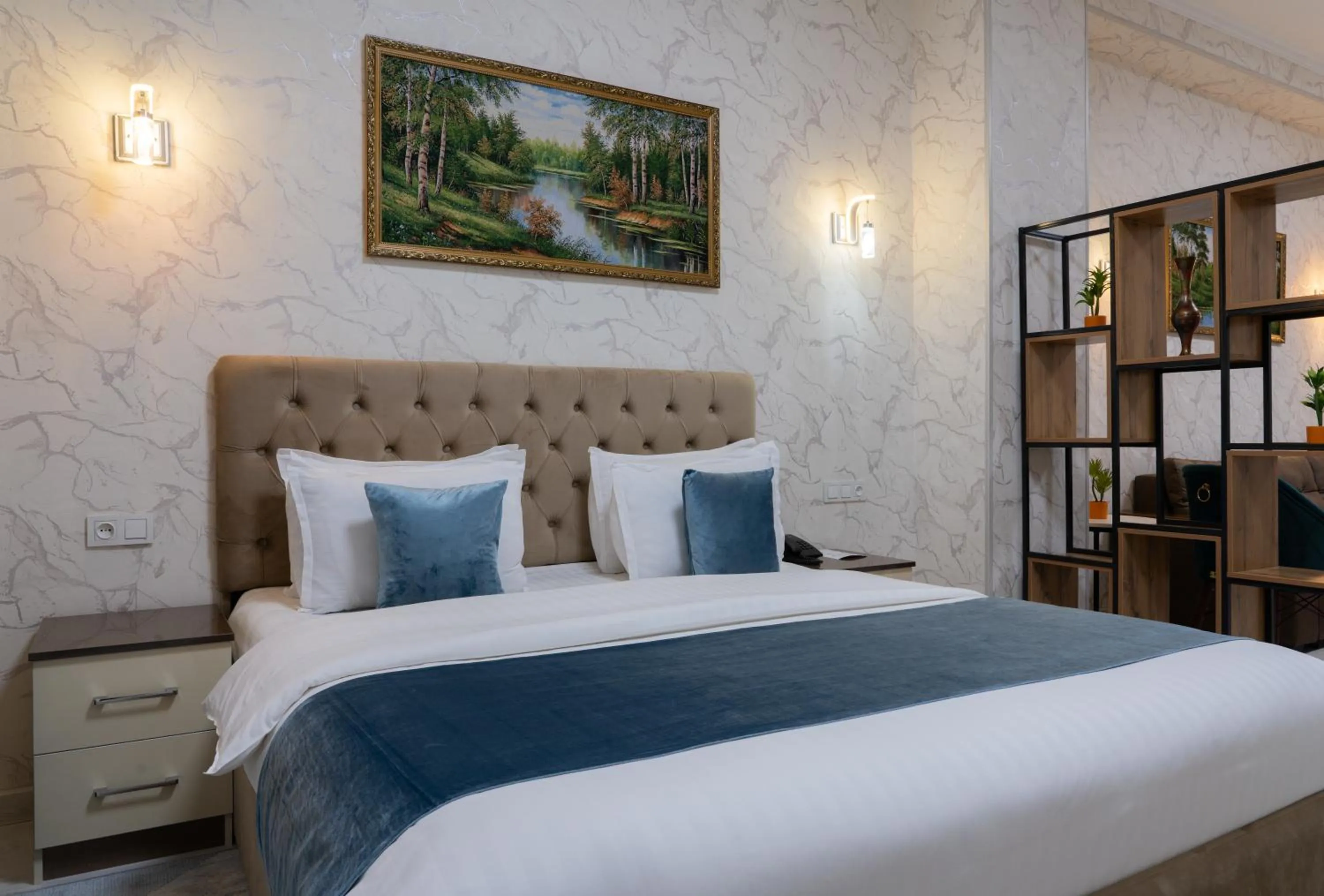 Bed in The Tower Hotel Tashkent by HotelPro Group