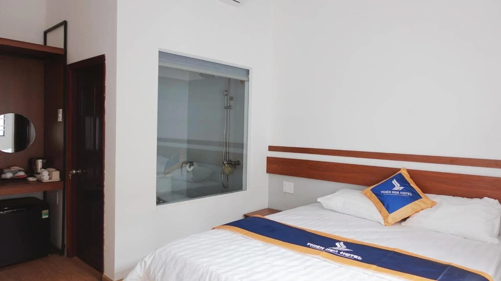 Bed in THIÊN NGA HOTEL