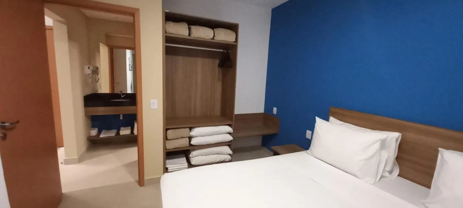 Bed in São Pedro Thermas Resort