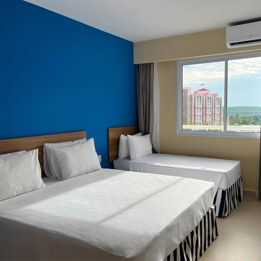 Bed in São Pedro Thermas Resort