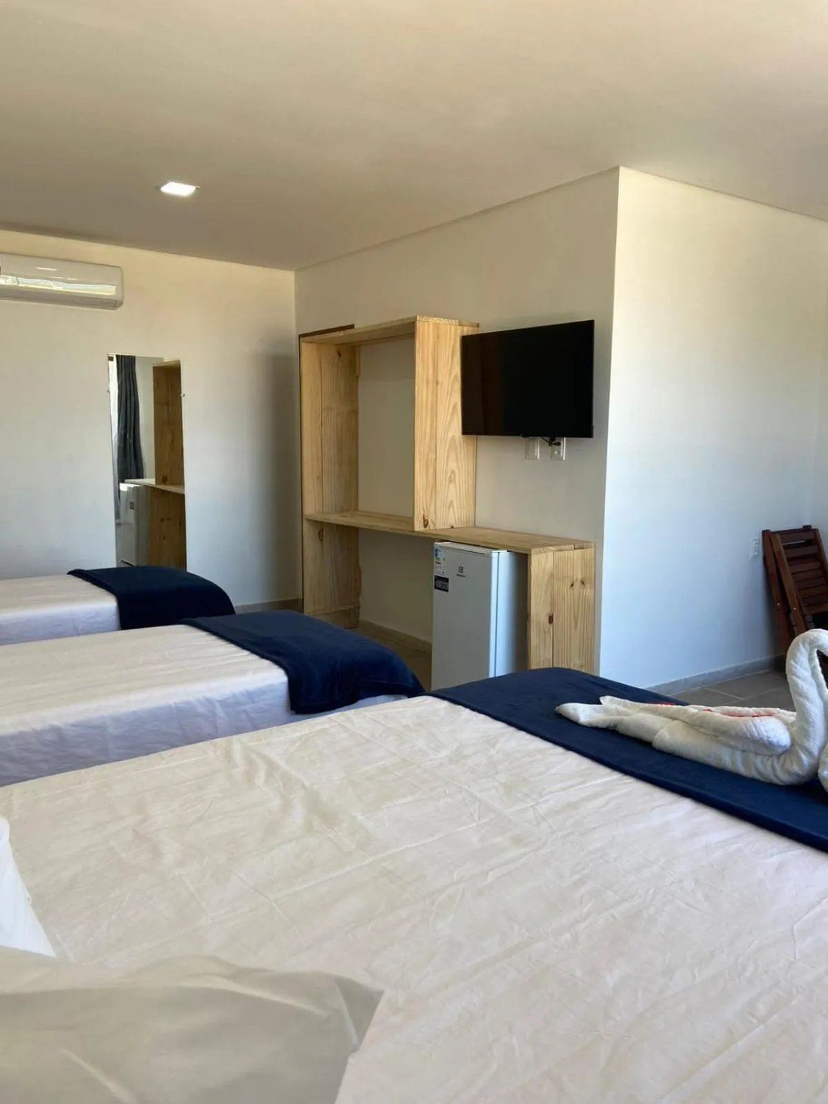 Bed in Pousada Canouan