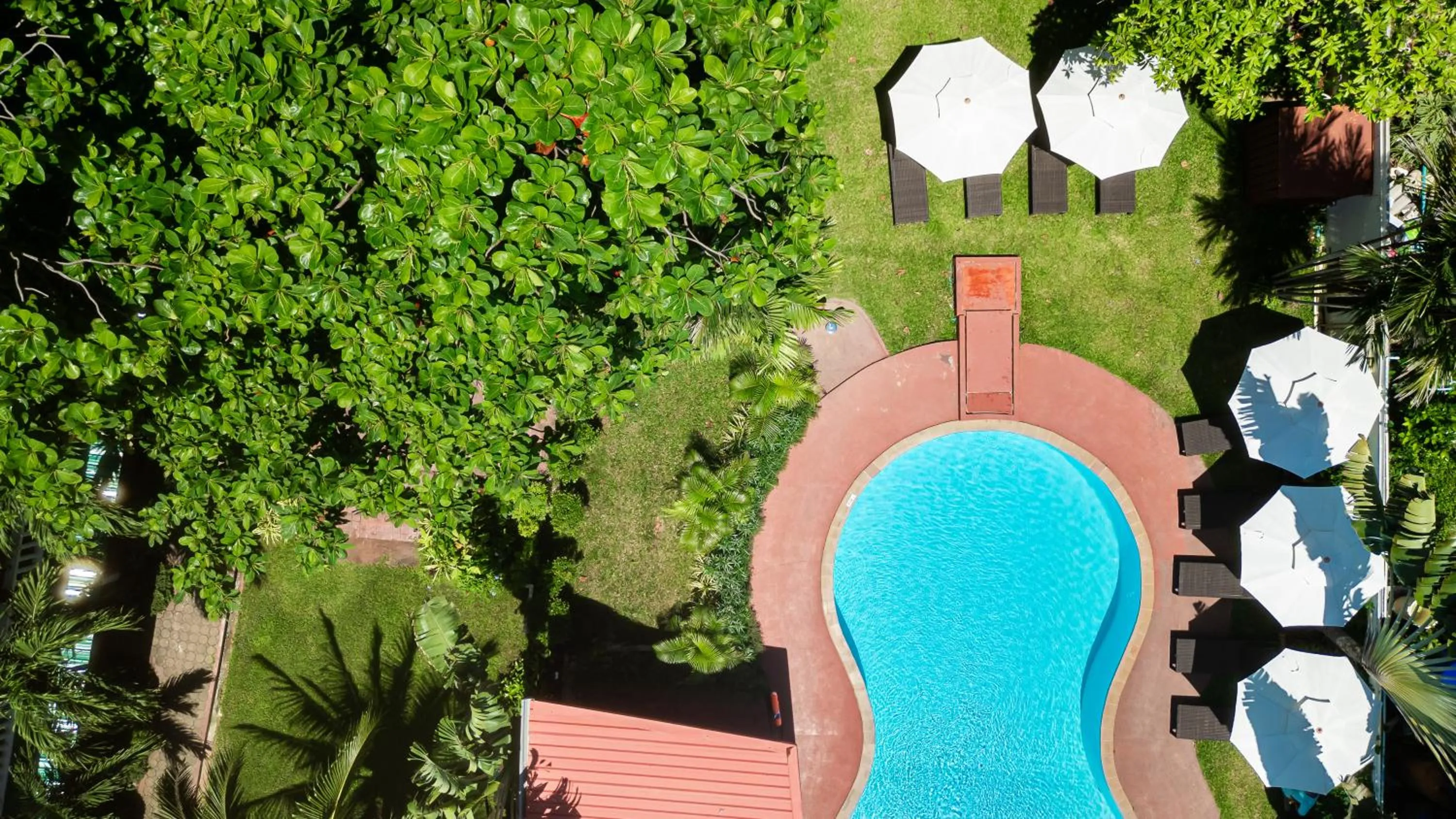 Pool view in Touch Sea Boutique Hotel&Bistro