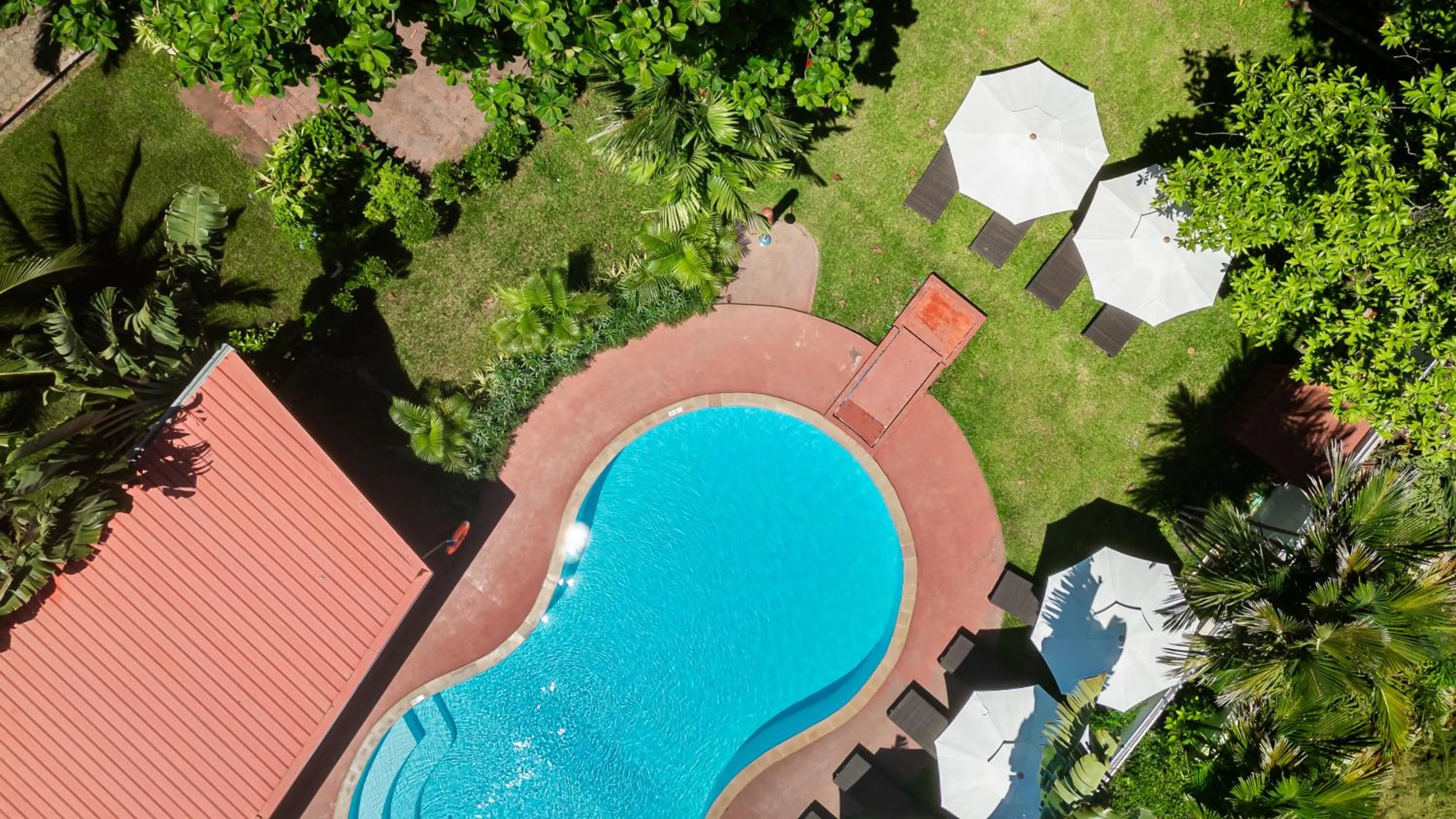 Pool view in Touch Sea Boutique Hotel&Bistro