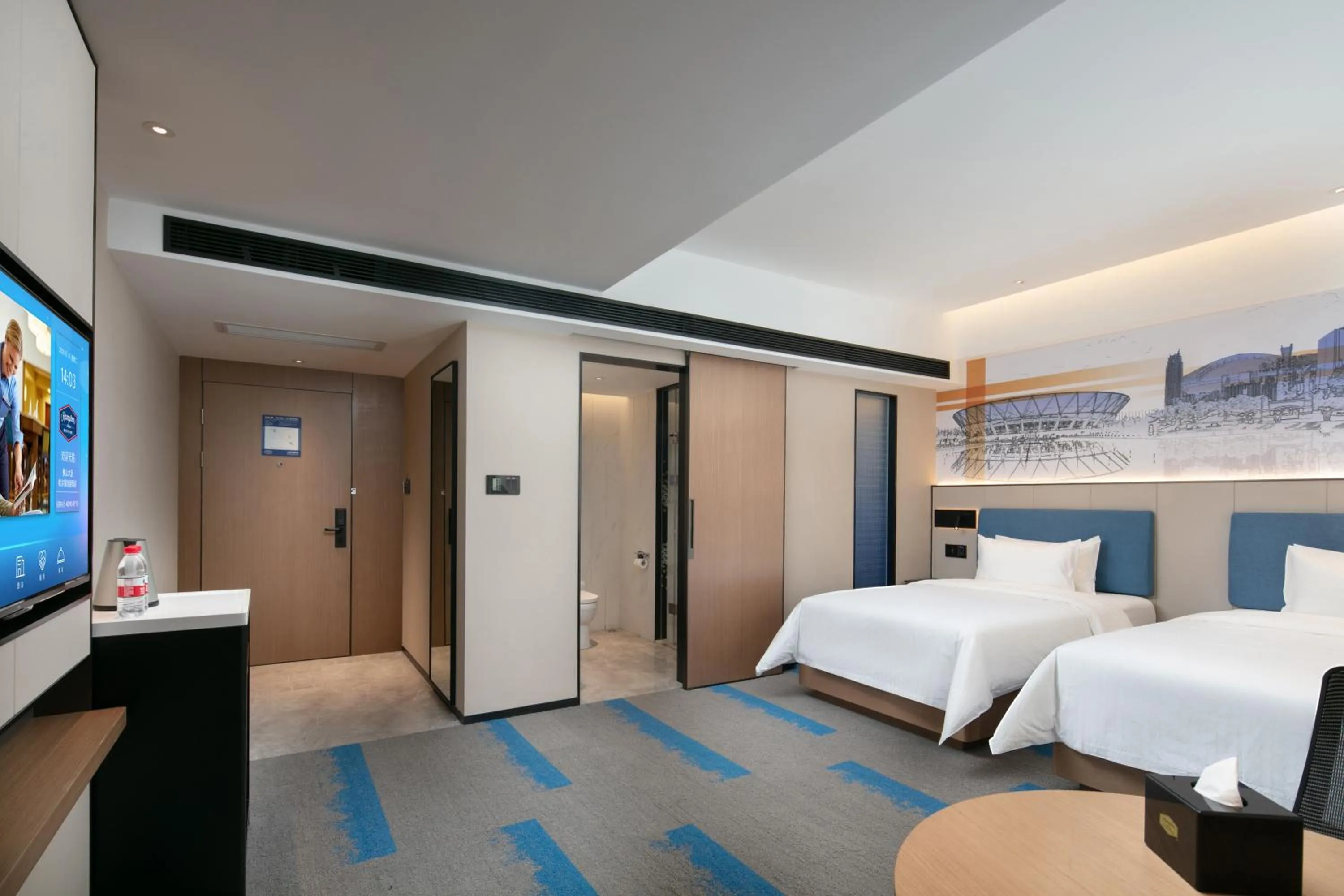 Bed in Hampton by Hilton Foshan Dali