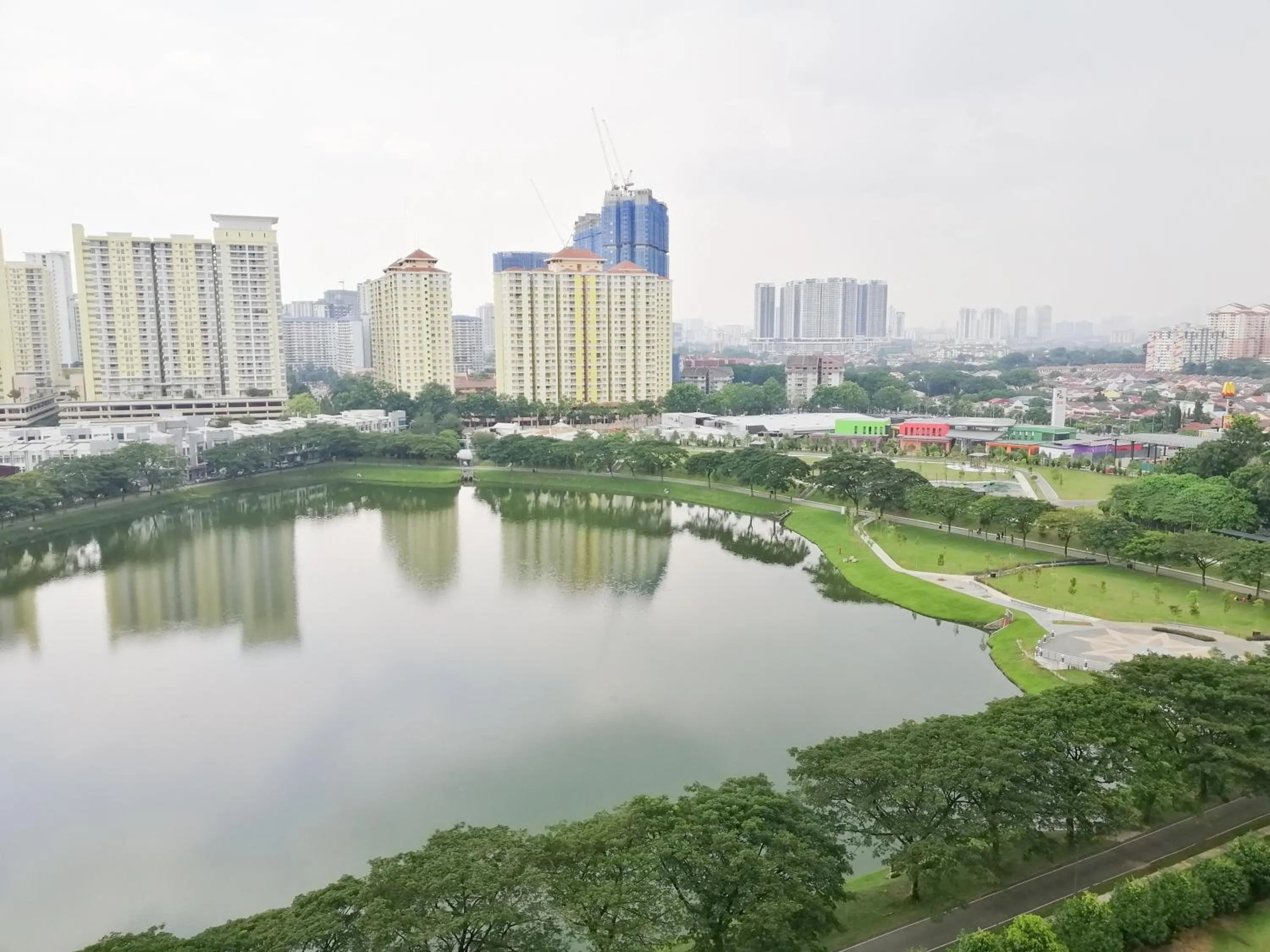 Lake view in Setapak Central Studio Suites by Manhattan Group