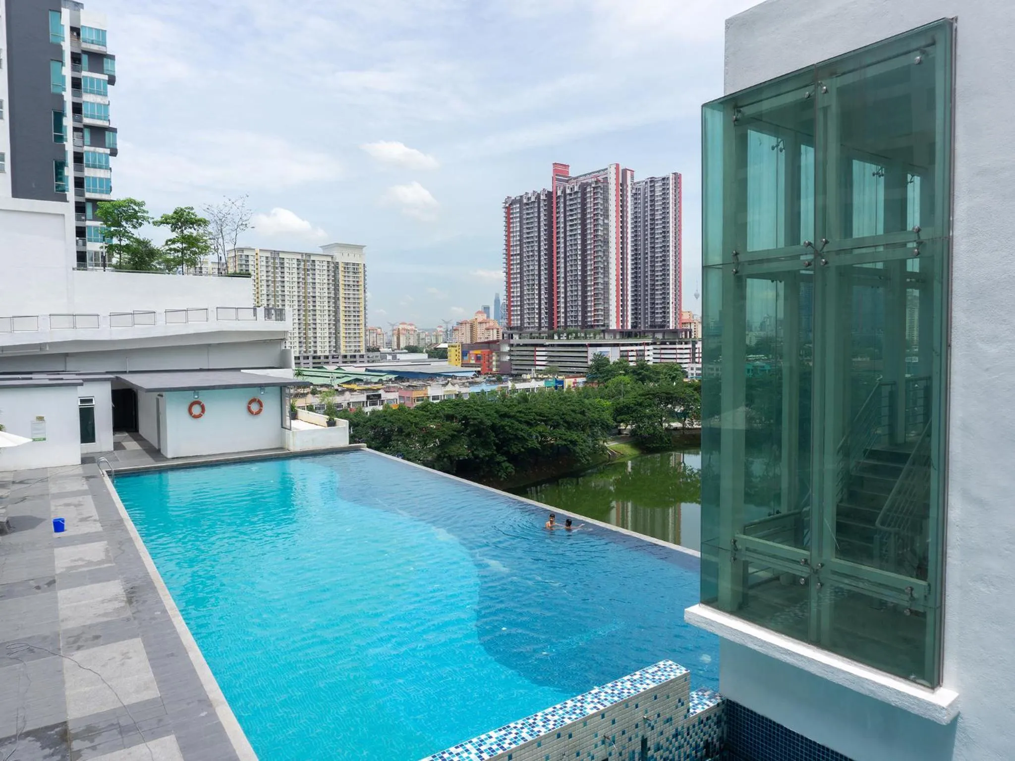 Swimming pool in Setapak Central Studio Suites by Manhattan Group