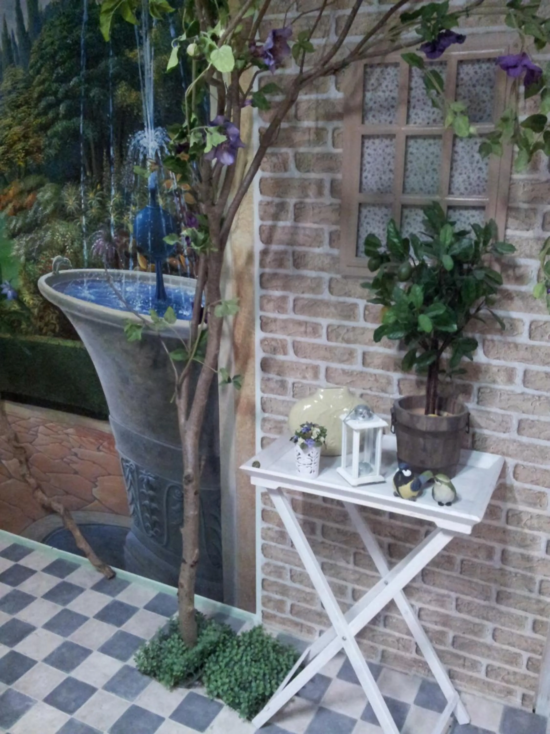 Decorative detail in B&B Villa de Thee Tuin