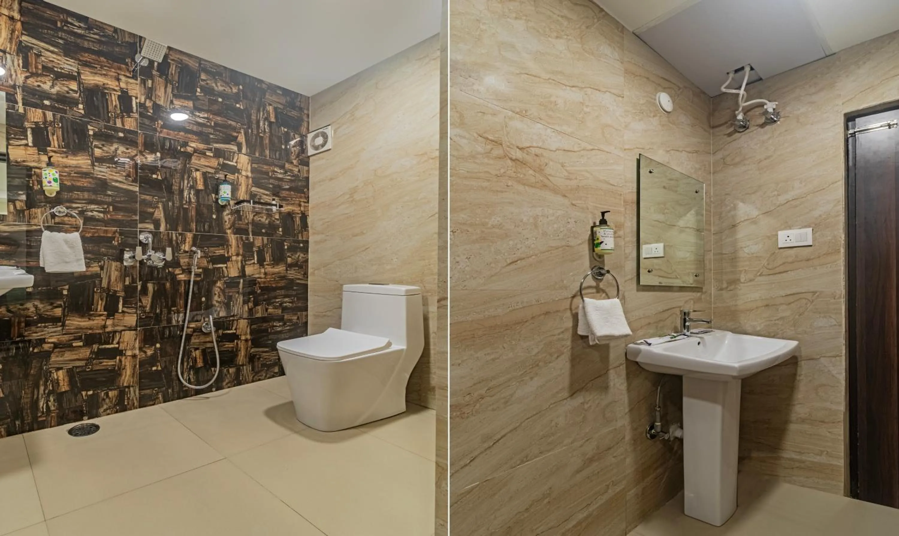 Bathroom in Treebo Address Inn Jubilee Hills