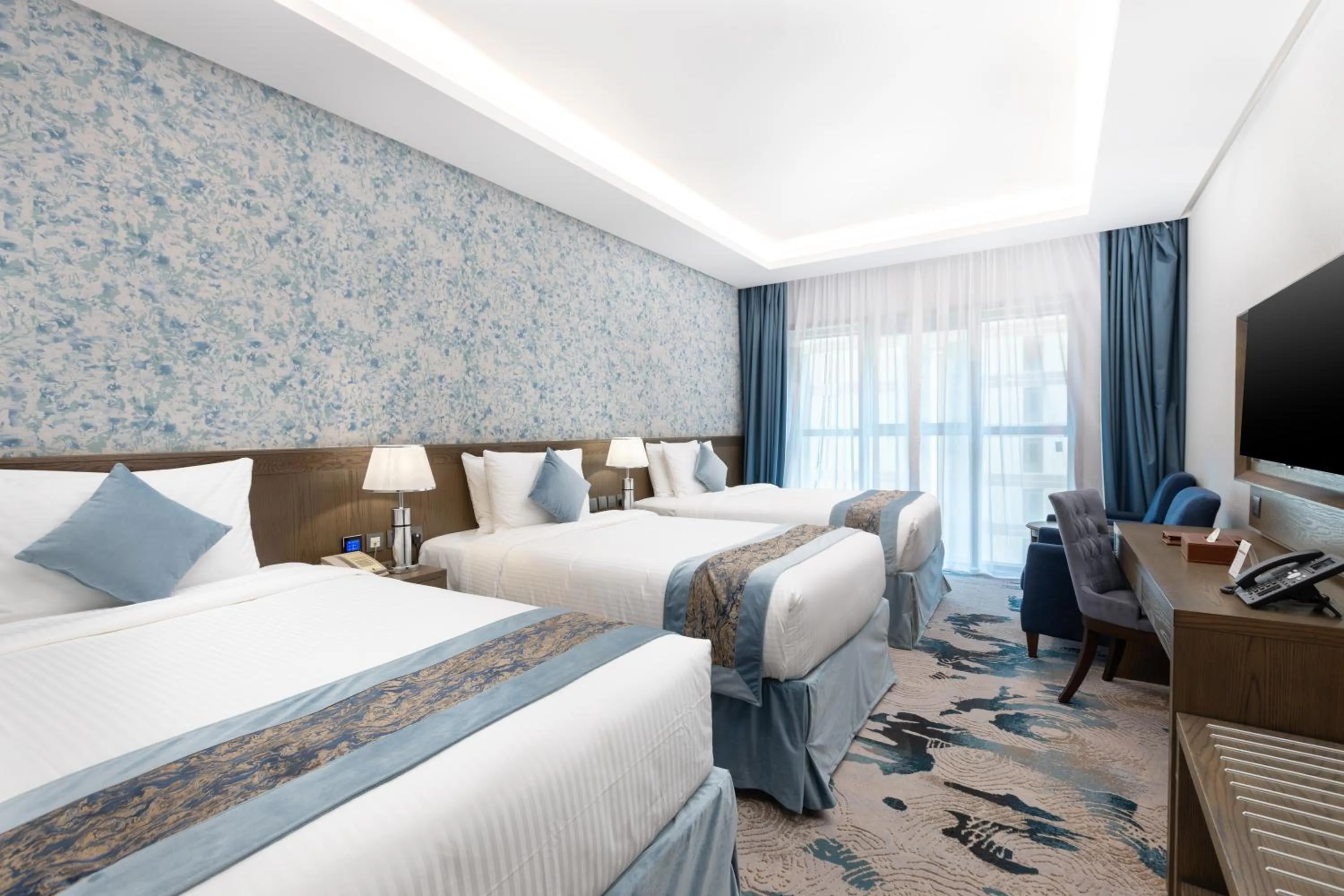 Bed in View Al Madinah Hotel