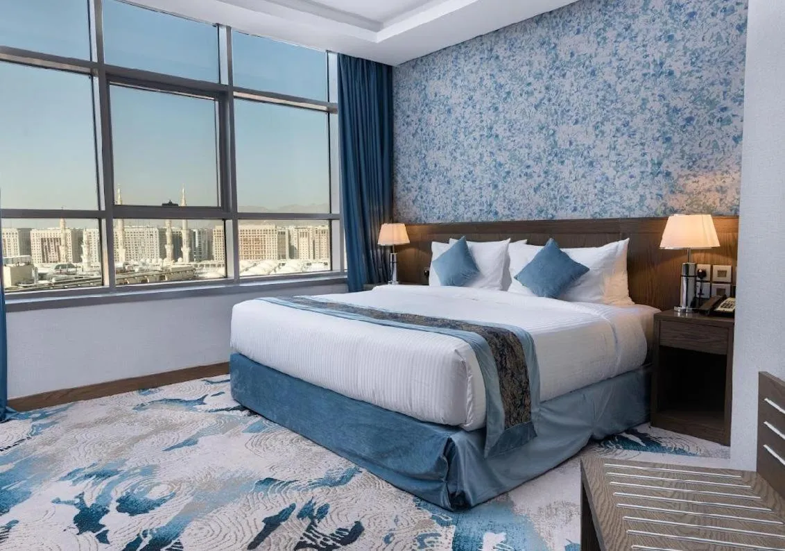 Bed in View Al Madinah Hotel