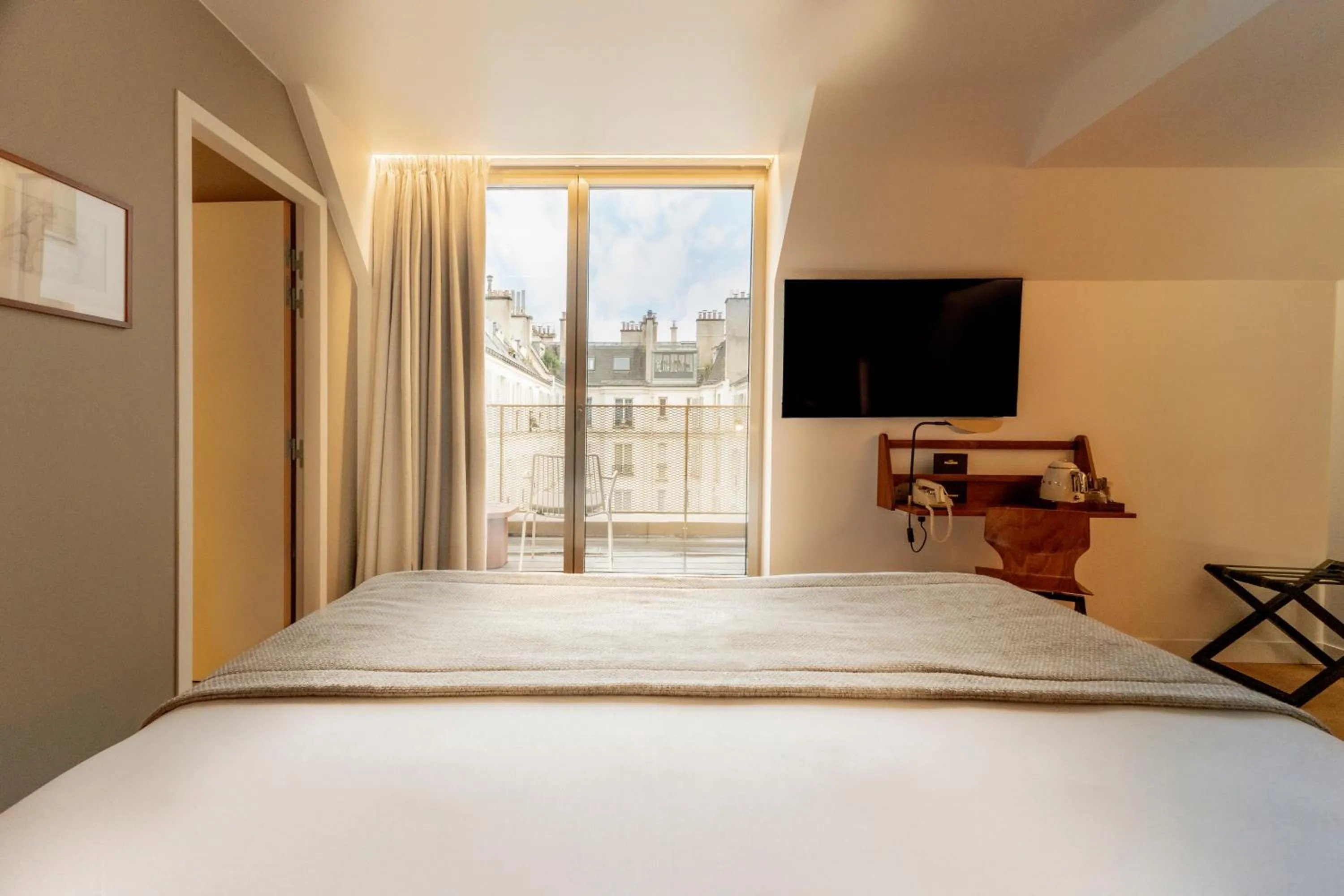 Bed in Hôtel Pilgrim