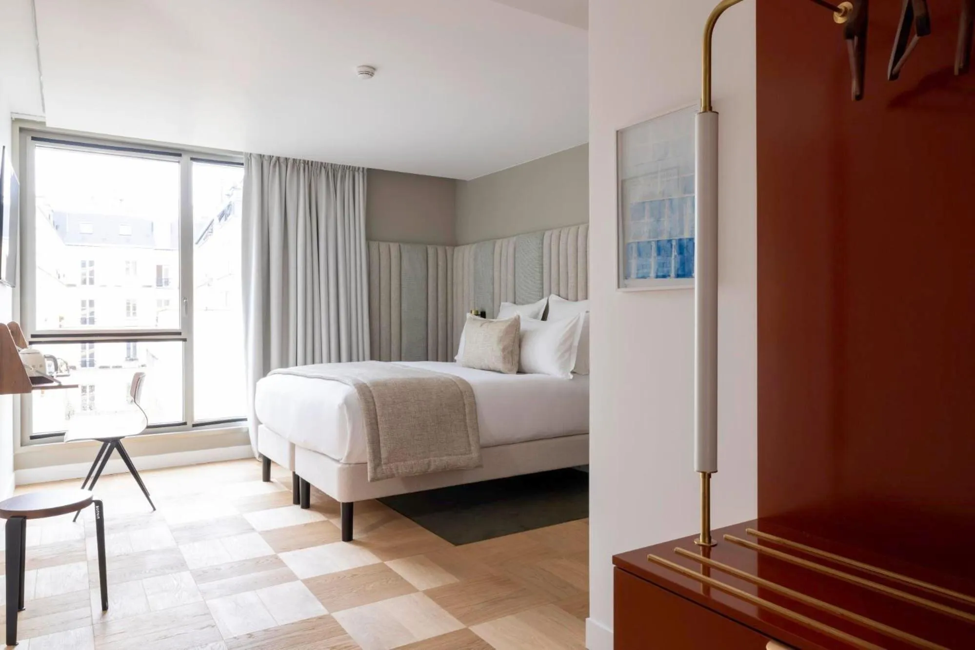 Bed in Hôtel Pilgrim