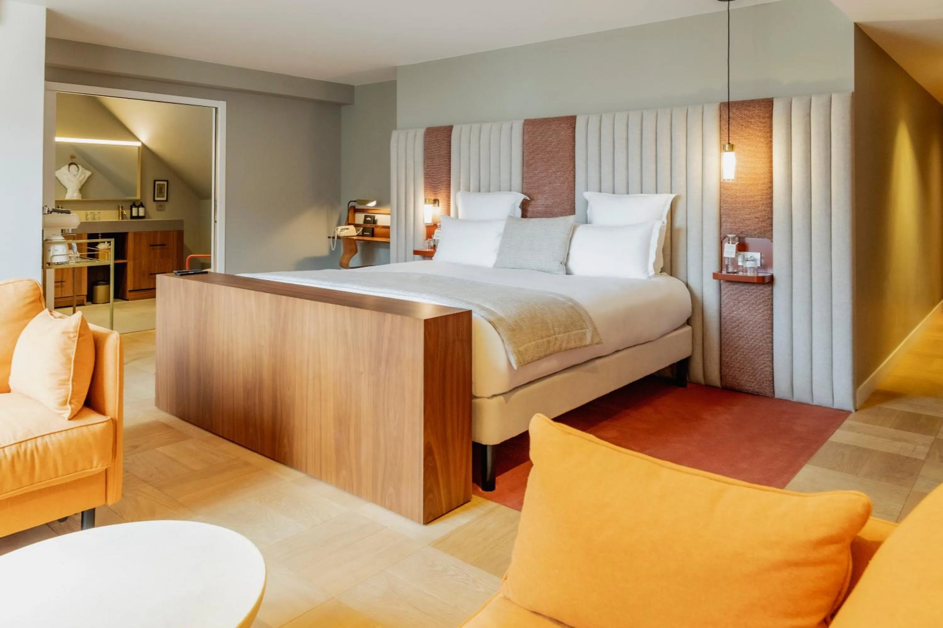 Bed in Hôtel Pilgrim