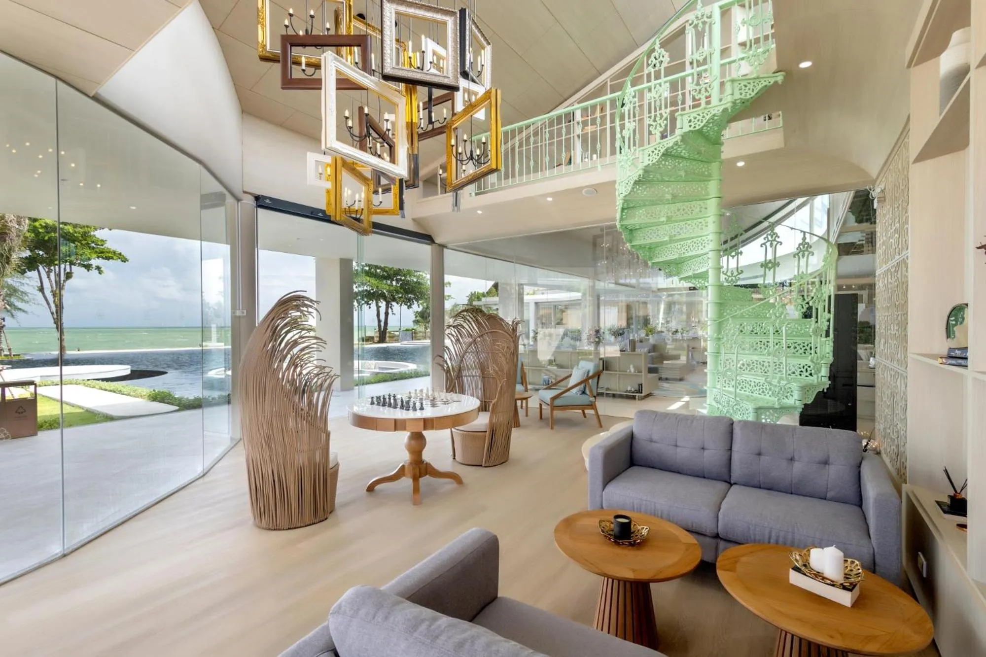 Living room in The Little Shore Khao Lak by Katathani